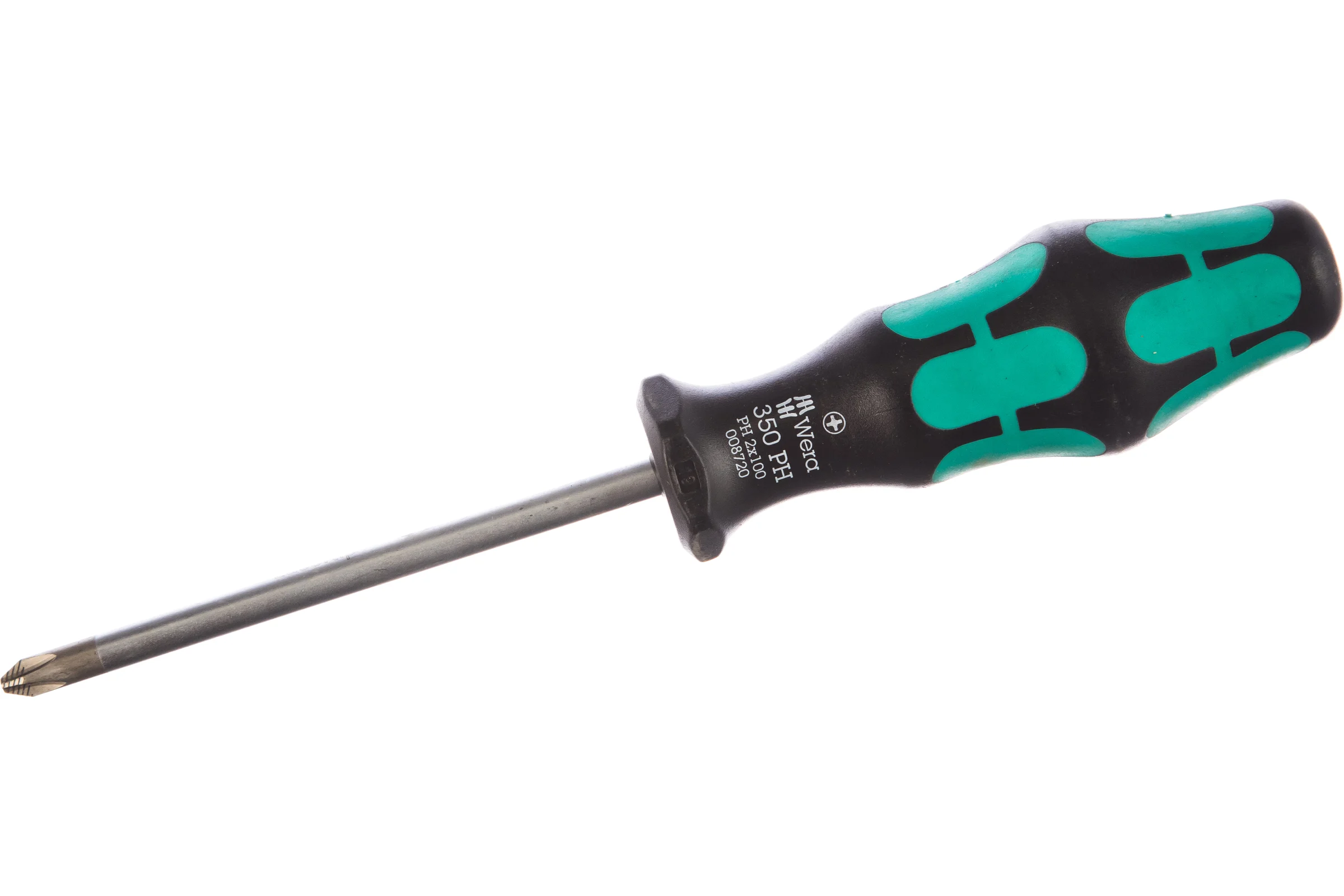Отвёртка крестовая Wera, PH 2 х 100 мм, WE-008720