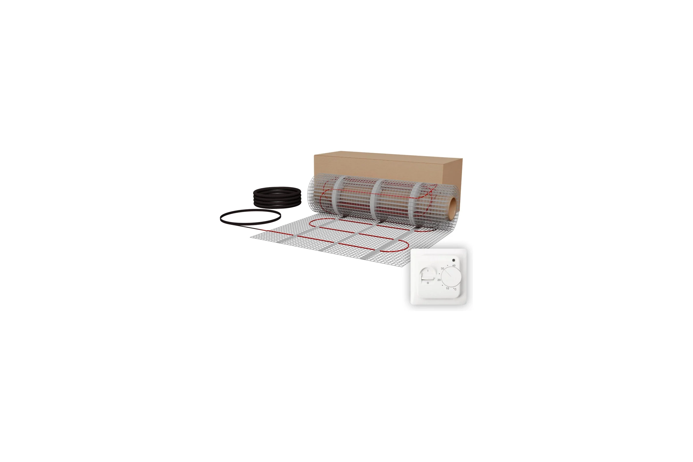 Комплект СТН Теплый пол Мат КМ Light - 150-1,0 - М20W - Белые ККМL15010М20W