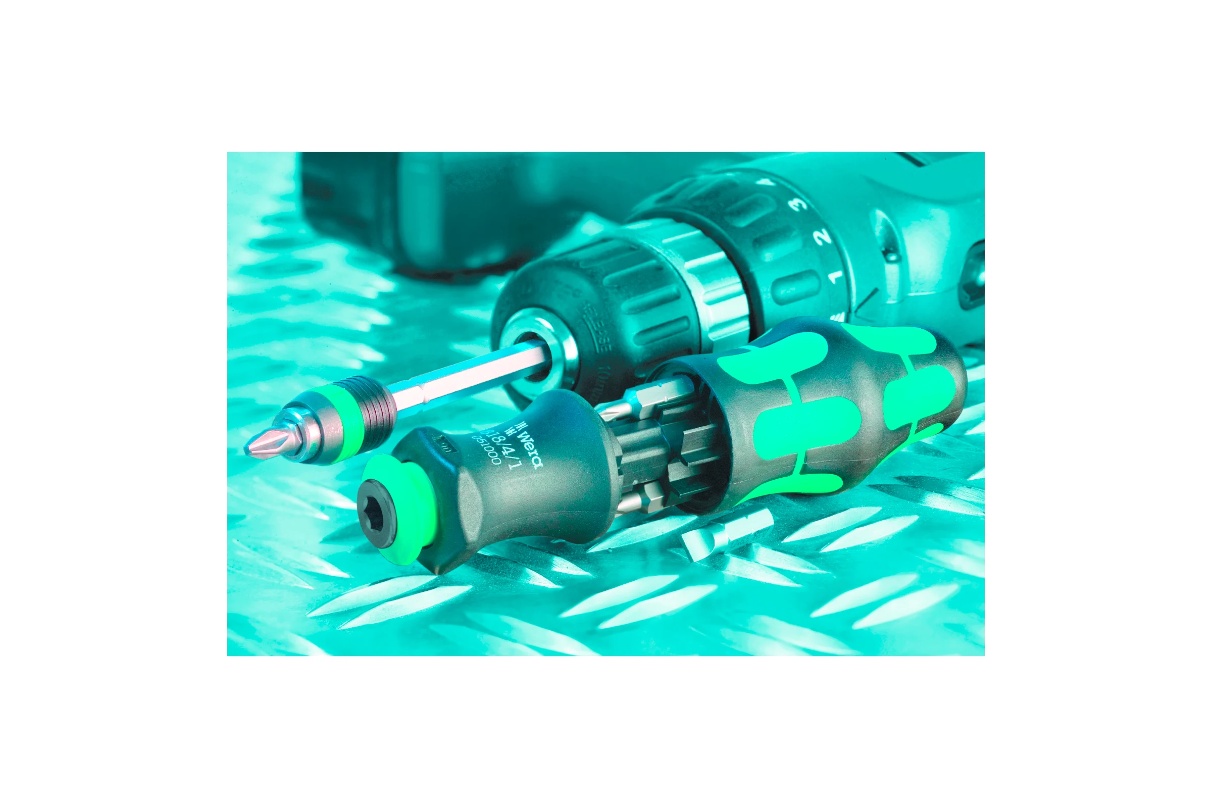 Отвёртка с битами Kraftform Kompakt 20 A Wera WE-051019