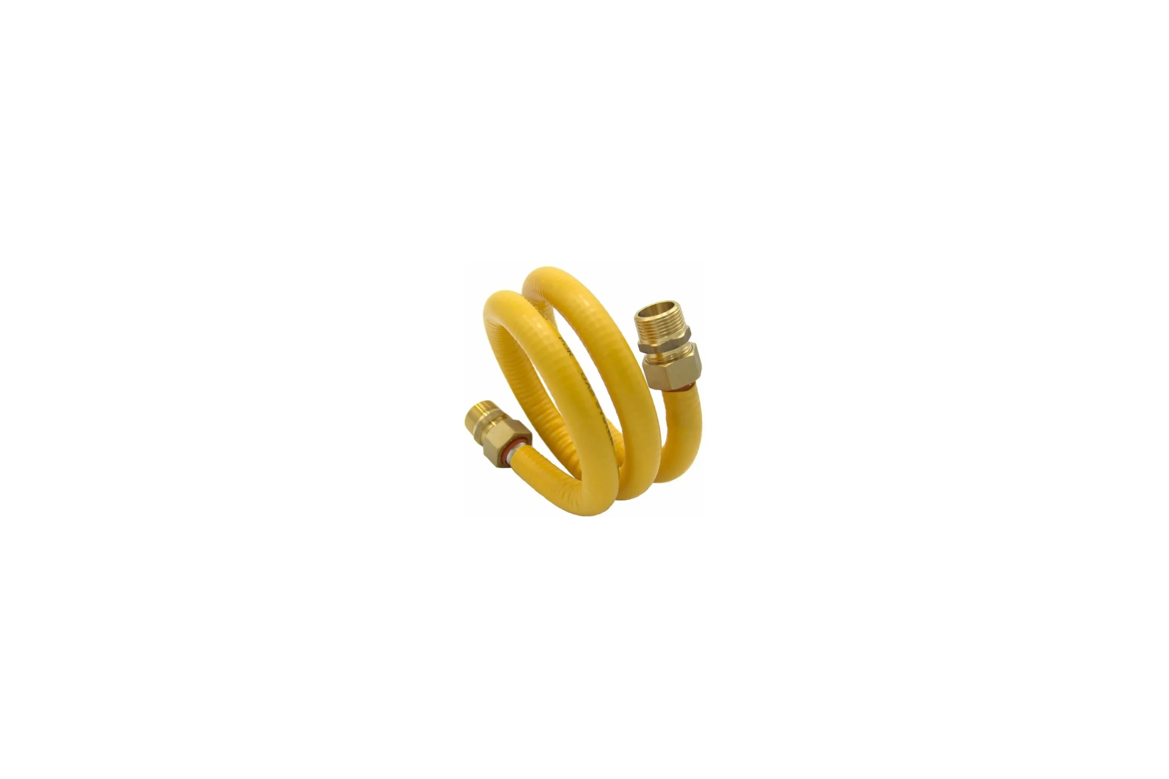 Подводка для газа Kofulso 1/2_3/4 дюйма с муфтами, 100 см (НР-НР) — KFG BCG/BCG15_3/4 — 1000