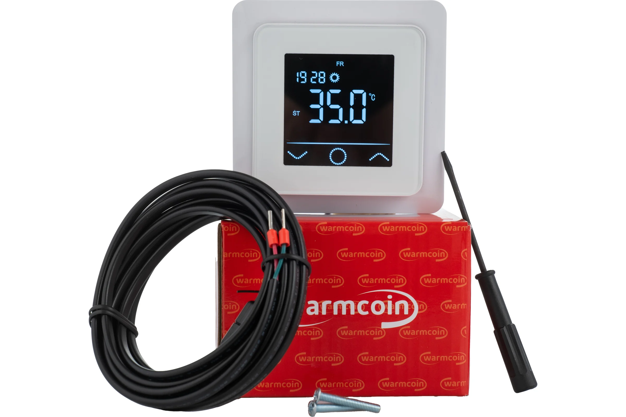 Терморегулятор Warmcoin W600i MIRROR WHITE (Zigbee) W_600_Zig_MirWh_