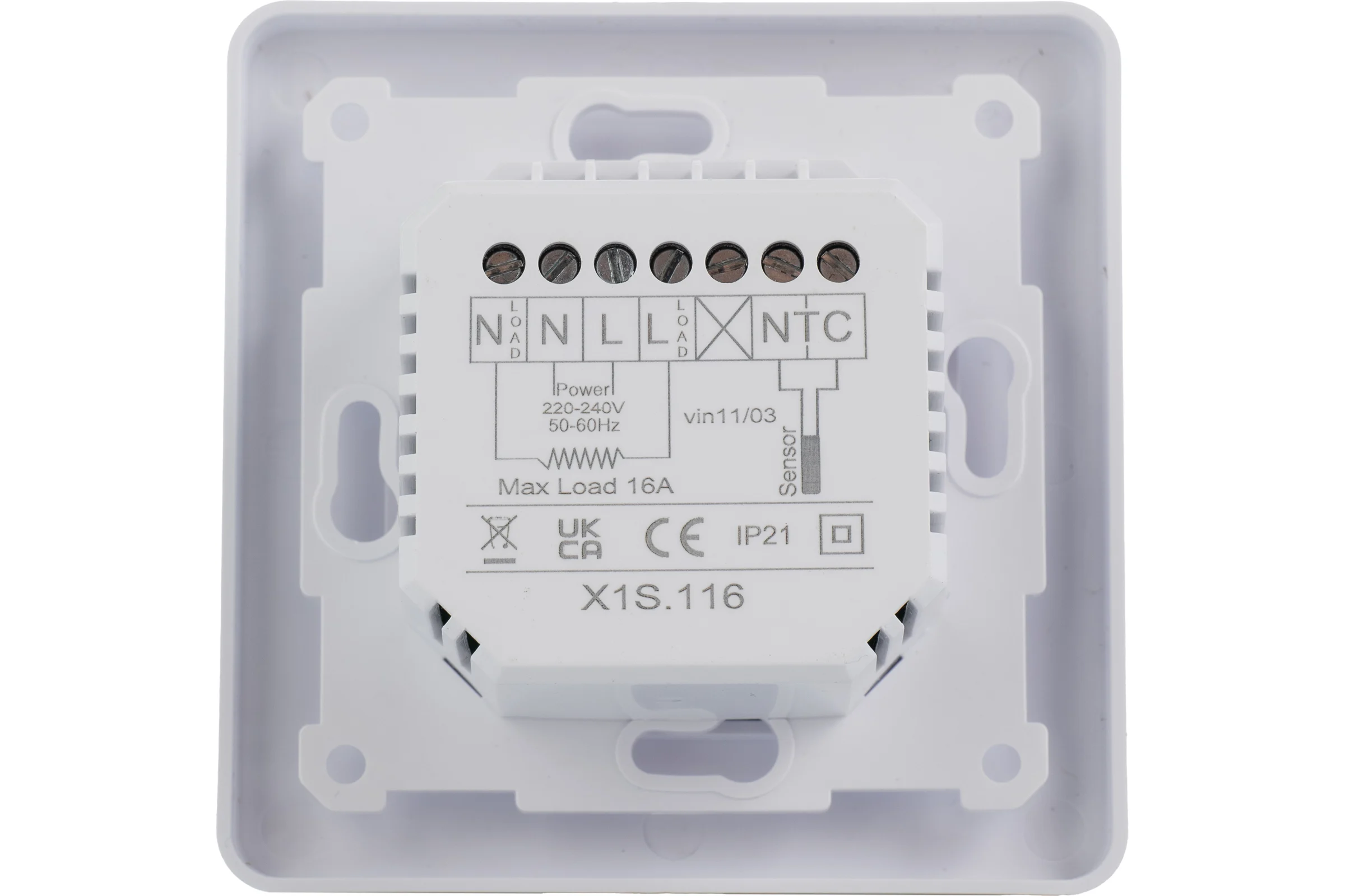 Терморегулятор Warmcoin W600i MIRROR WHITE (Zigbee) W_600_Zig_MirWh_