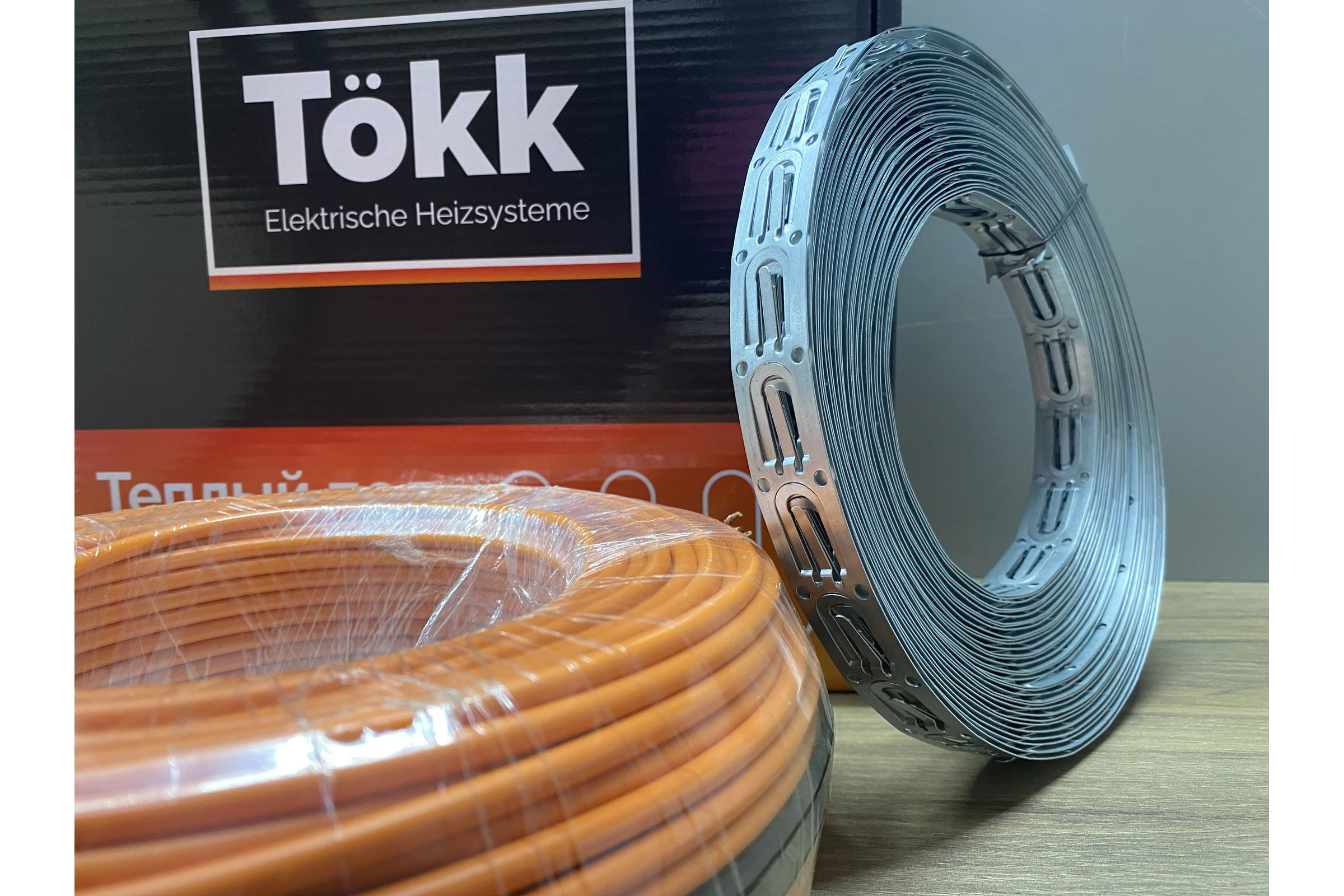Кабель нагревательный Tökk Teflon, двухжильный, 20 Вт/м, 3000 Вт (150 м.п.) КабTokk_TF_150мп