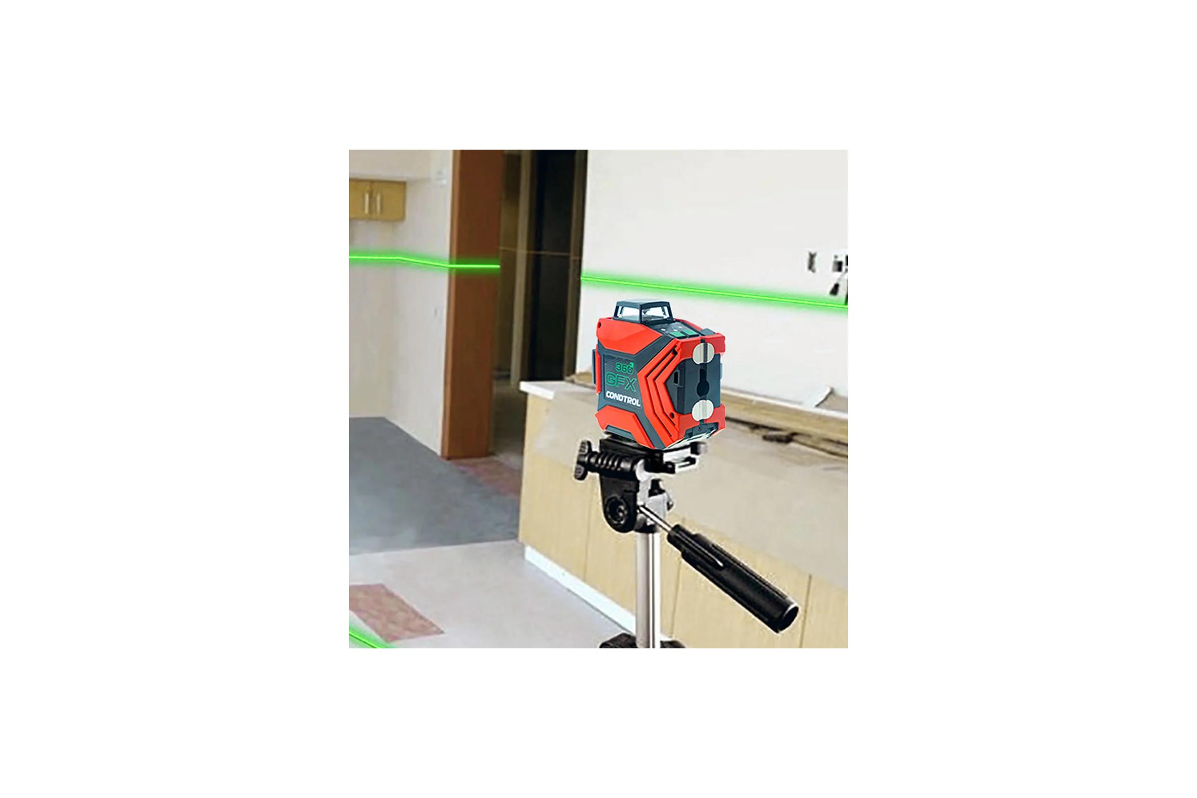 Лазерный нивелир Condtrol GFX360-3 + Штатив H160 с элевационной головкой (1/4) 1-2-365