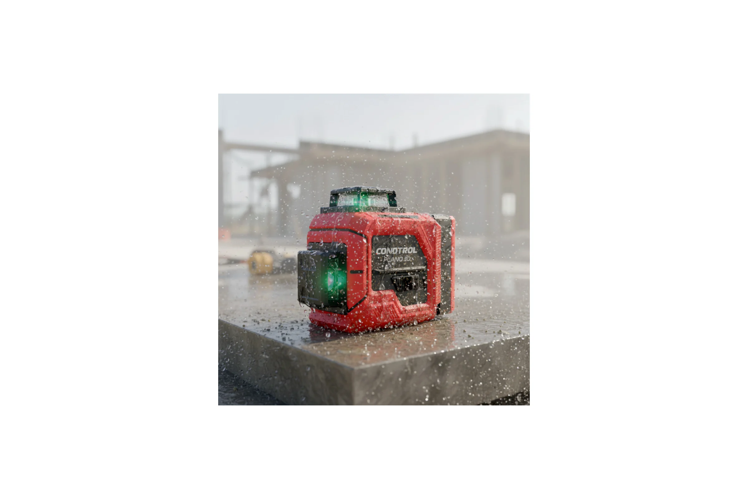 Лазерный нивелир Condtrol PLANO 3D + Штатив H140 с элевационной головкой (1/4) 1-2-358