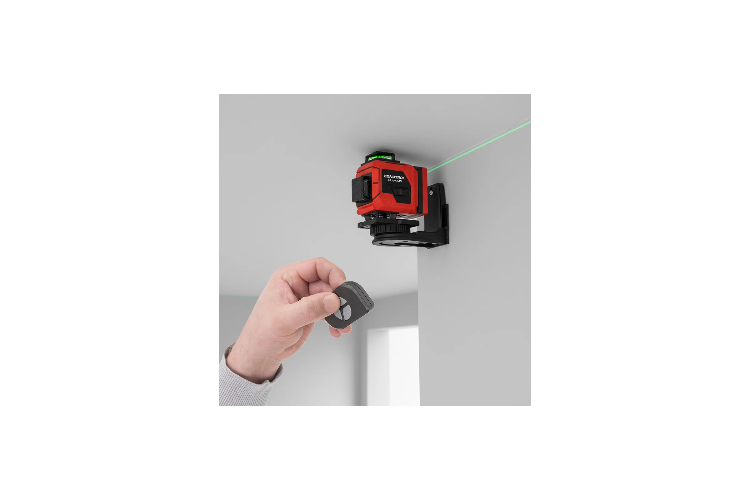 Лазерный нивелир Condtrol PLANO 4D + Штатив H160 с элевационной головкой (1/4) 1-2-362