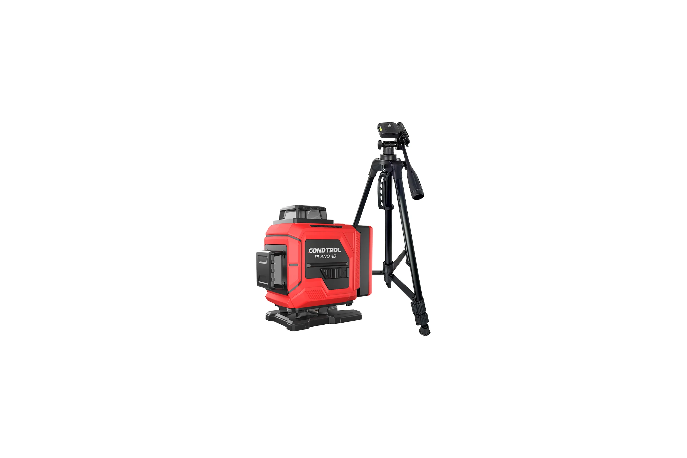 Лазерный нивелир Condtrol PLANO 4D + Штатив H140 с элевационной головкой (1/4) 1-2-361