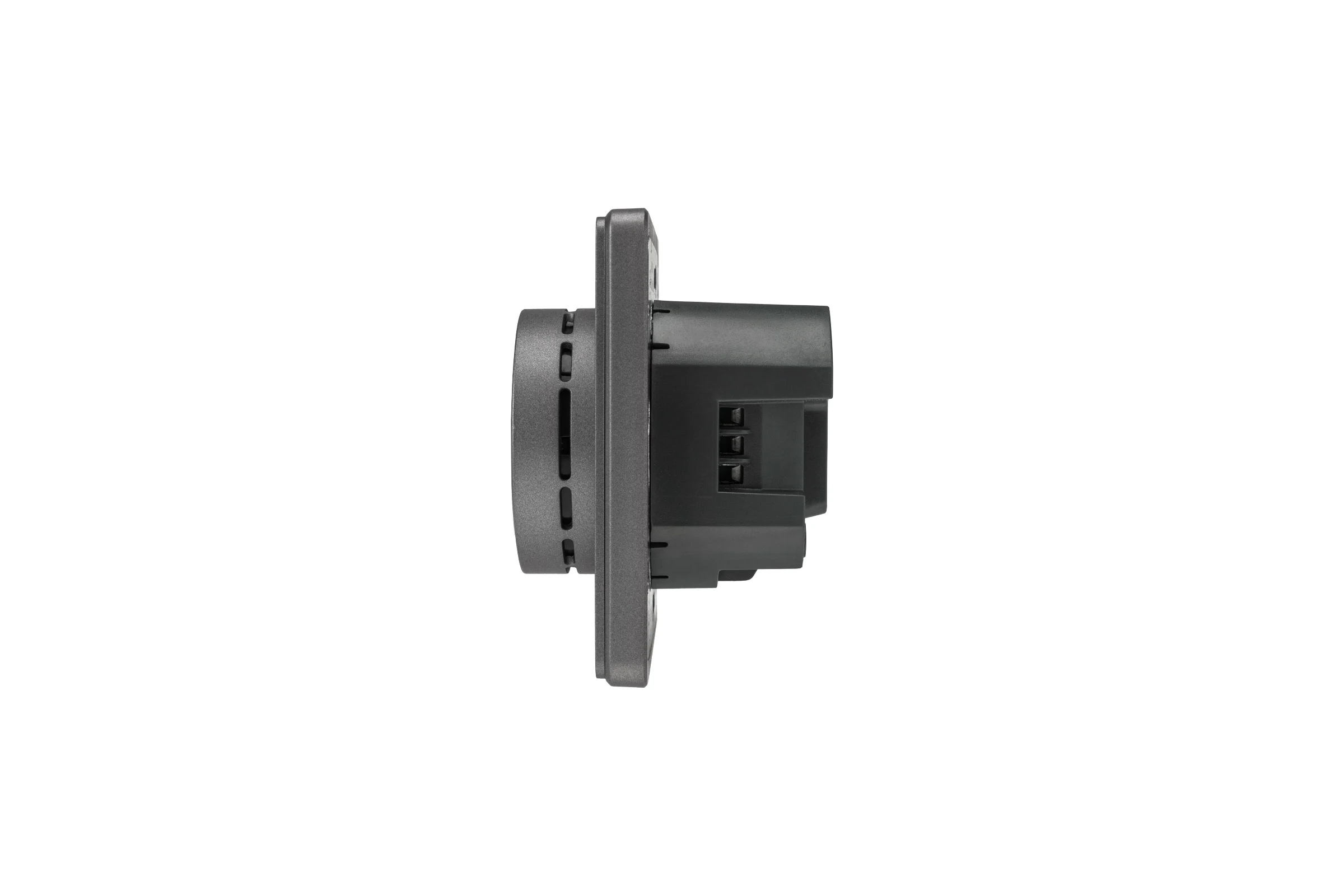 Терморегулятор KRANZ ROUND Wi-Fi с/у титан KR-78-0728-2