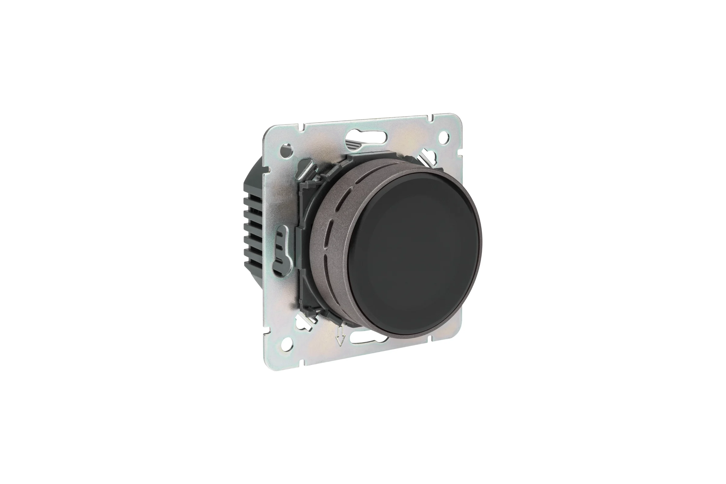 Терморегулятор KRANZ ROUND Wi-Fi с/у титан KR-78-0728-2