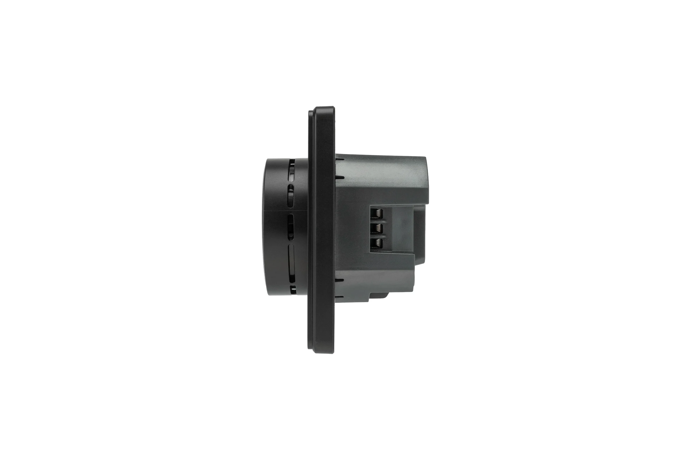 Терморегулятор KRANZ ROUND Wi-Fi с/у оникс KR-78-0728-3