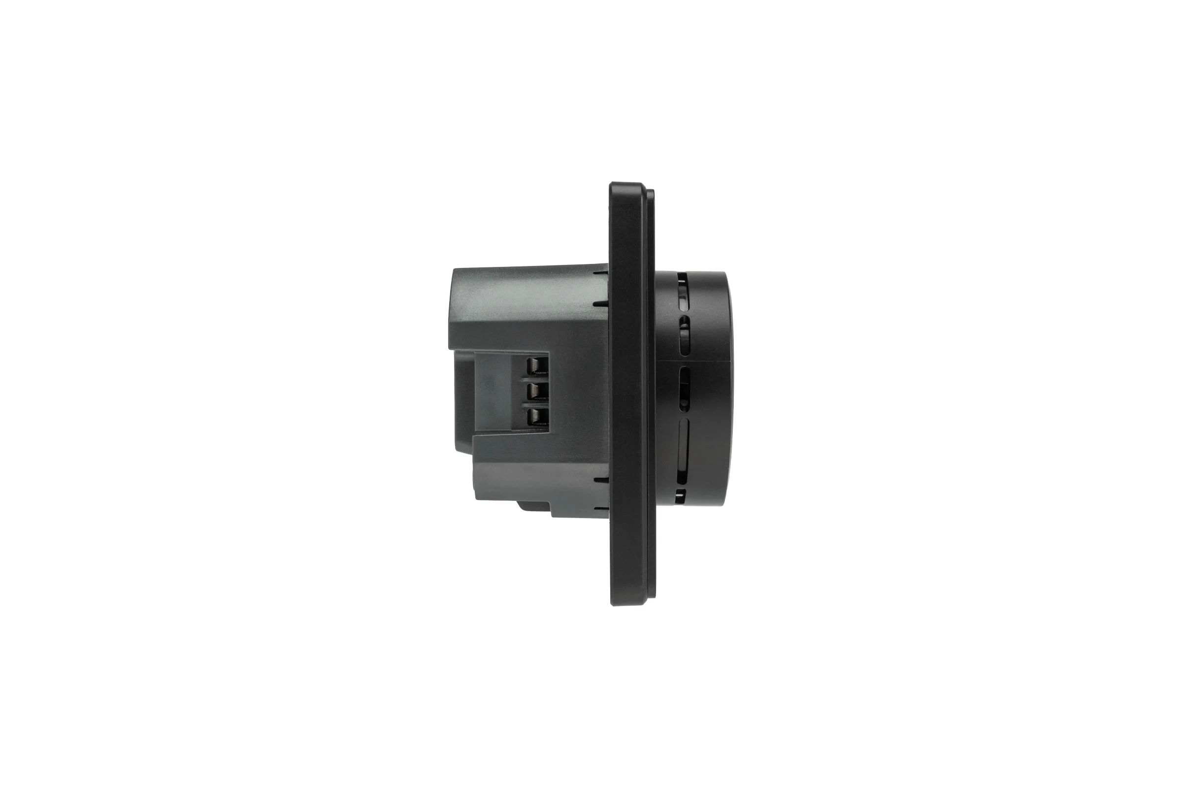 Терморегулятор KRANZ ROUND Wi-Fi с/у оникс KR-78-0728-3