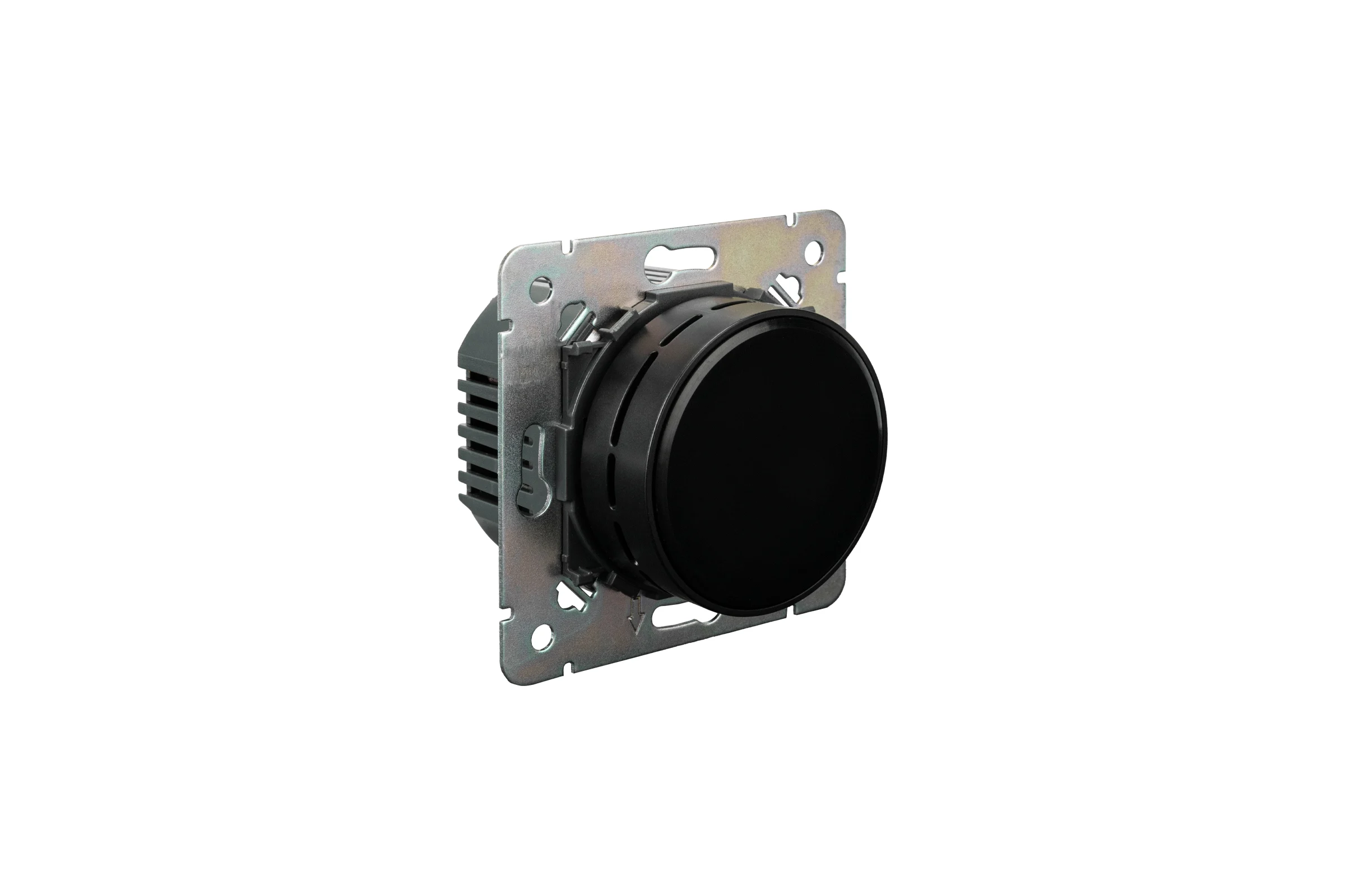 Терморегулятор KRANZ ROUND Wi-Fi с/у оникс KR-78-0728-3