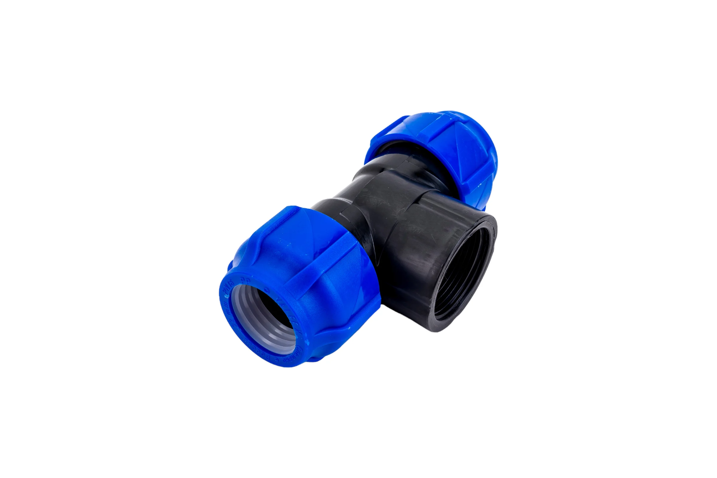 Компрессионный переходной тройник VALFEX ПНД, с внутренней резьбой, 32-1 1/4"-32 1210013211432