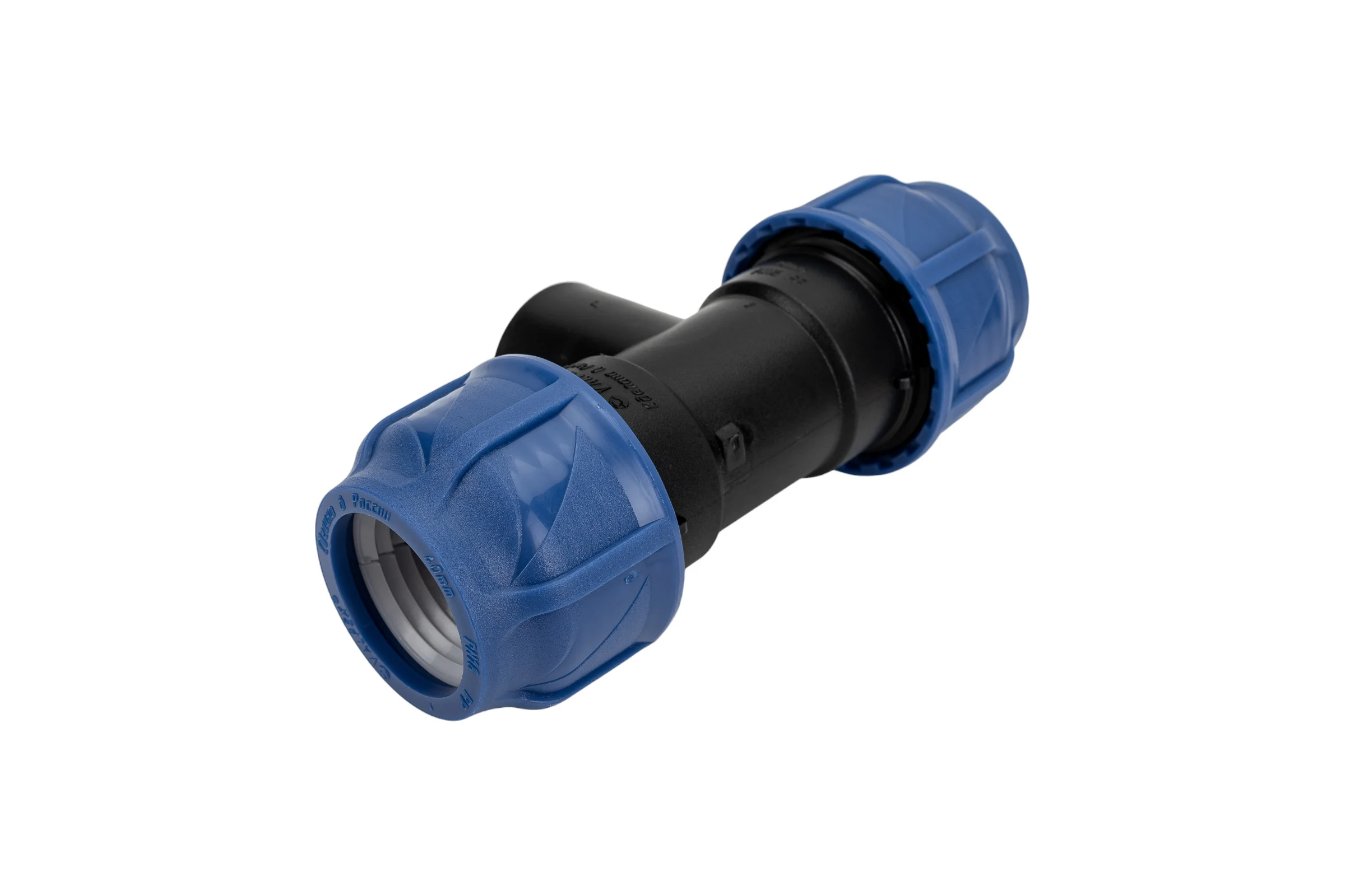 Компрессионный переходной тройник VALFEX ПНД, с внутренней резьбой, 40-1"-40 1210014010040