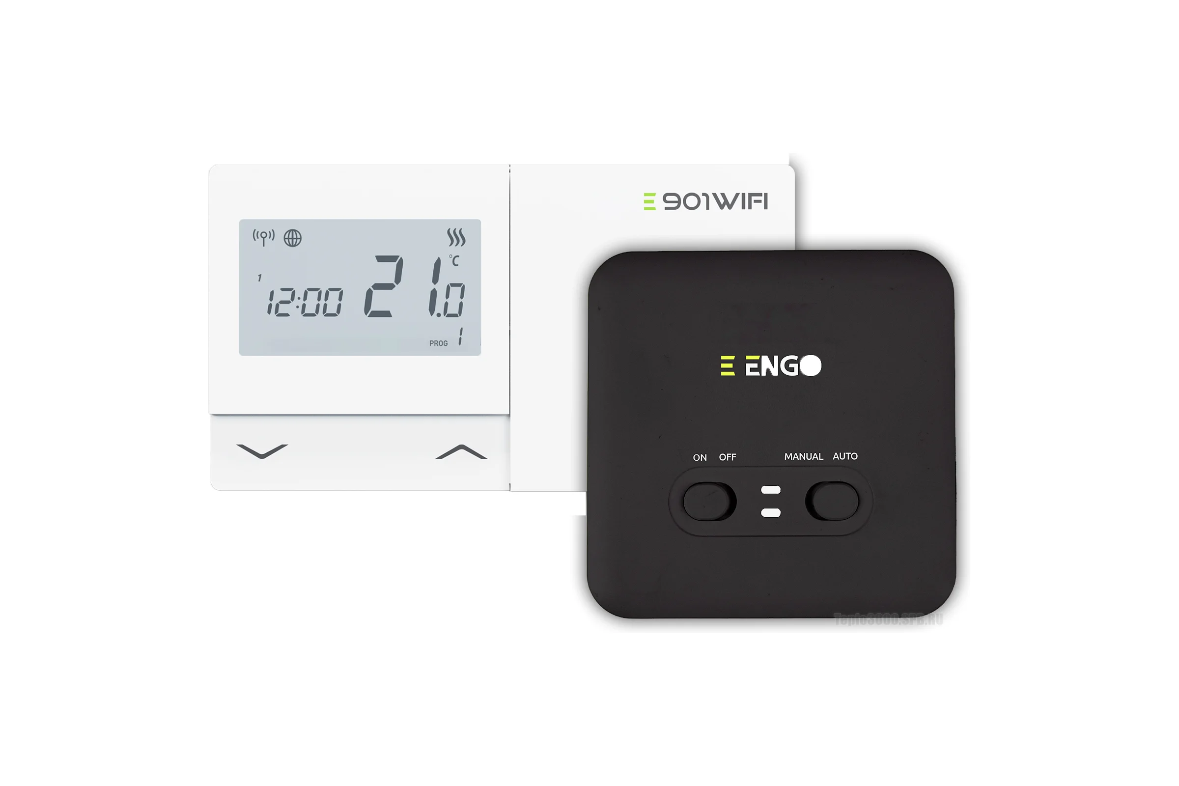 Терморегулятор ENGO controls беспроводной, управляемый через интернет, Wi-Fi, на батарейках E901-WIFI