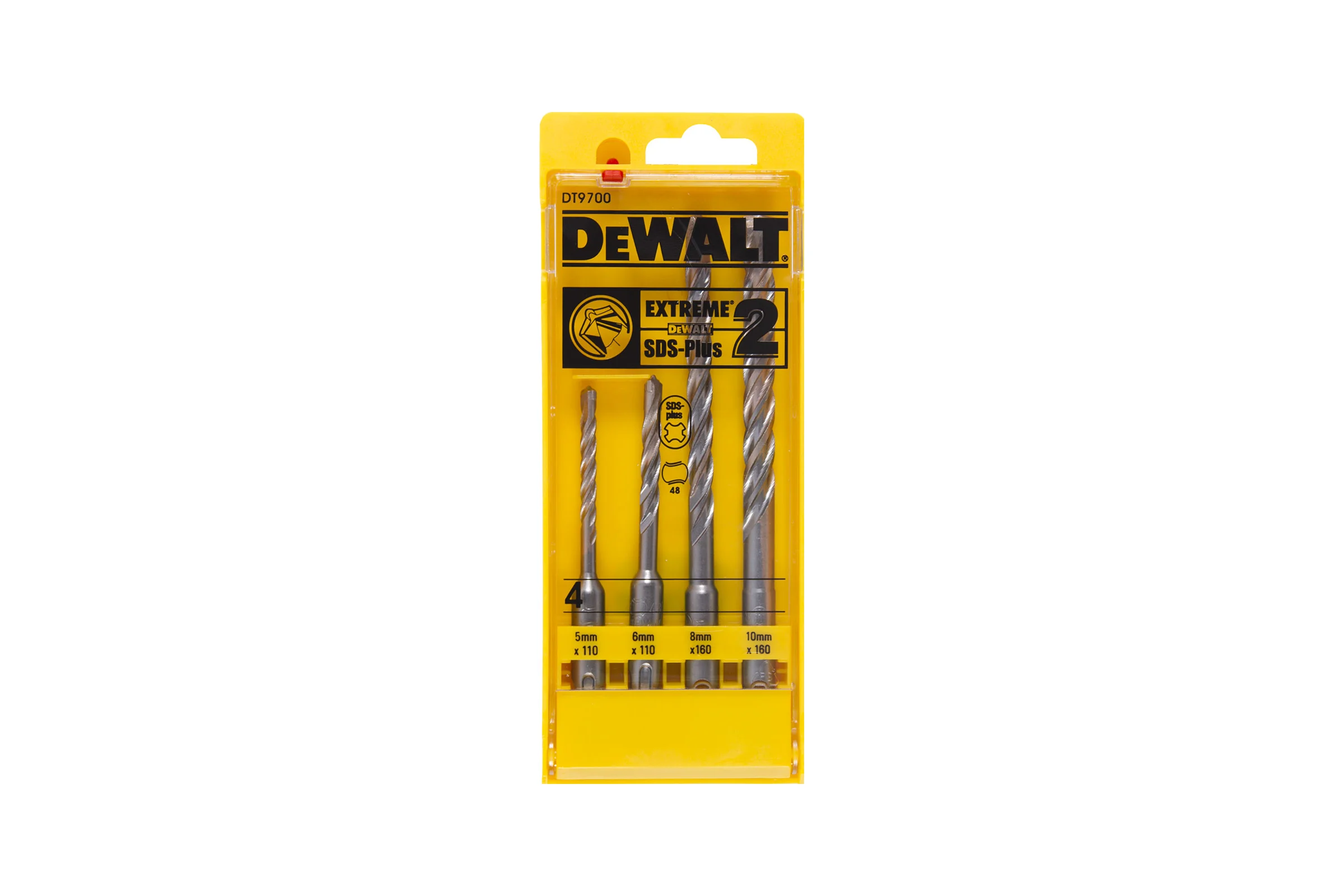 Набор буров SDS+ EXTREME2 4 шт. DT 9700 DEWALT 147654