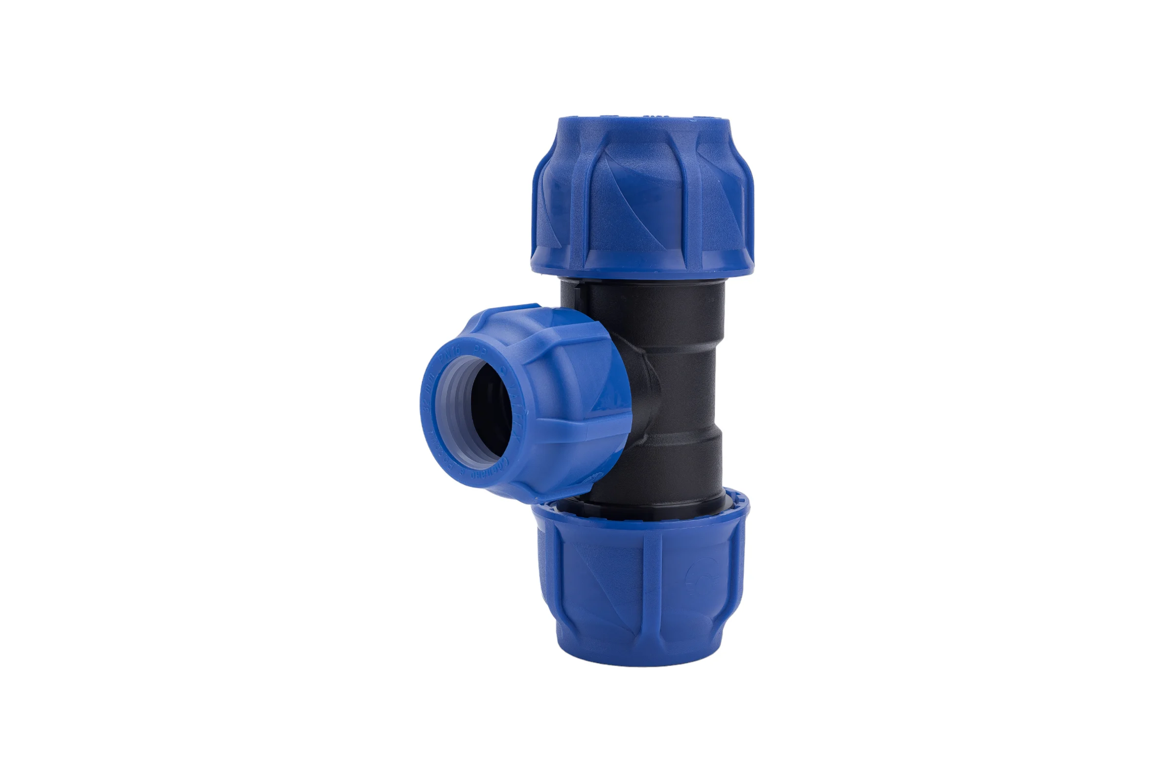 Компрессионный переходной тройник VALFEX ПНД, 40-32-40 1210012403240