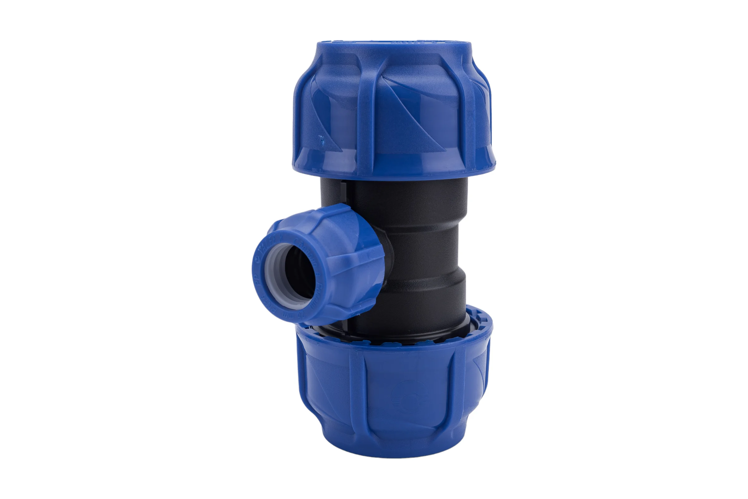 Компрессионный переходной тройник VALFEX ПНД, 50-25-50 1210012502550