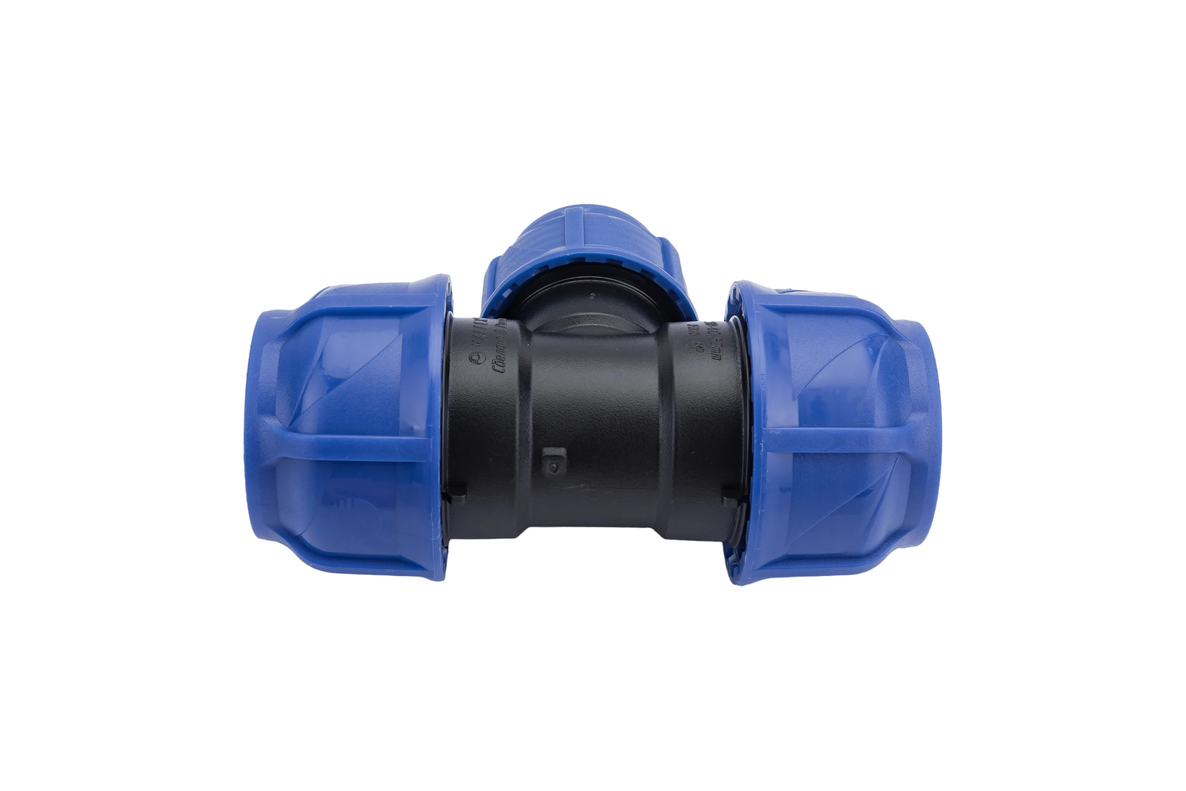 Компрессионный переходной тройник VALFEX ПНД, 50-40-50 1210012504050