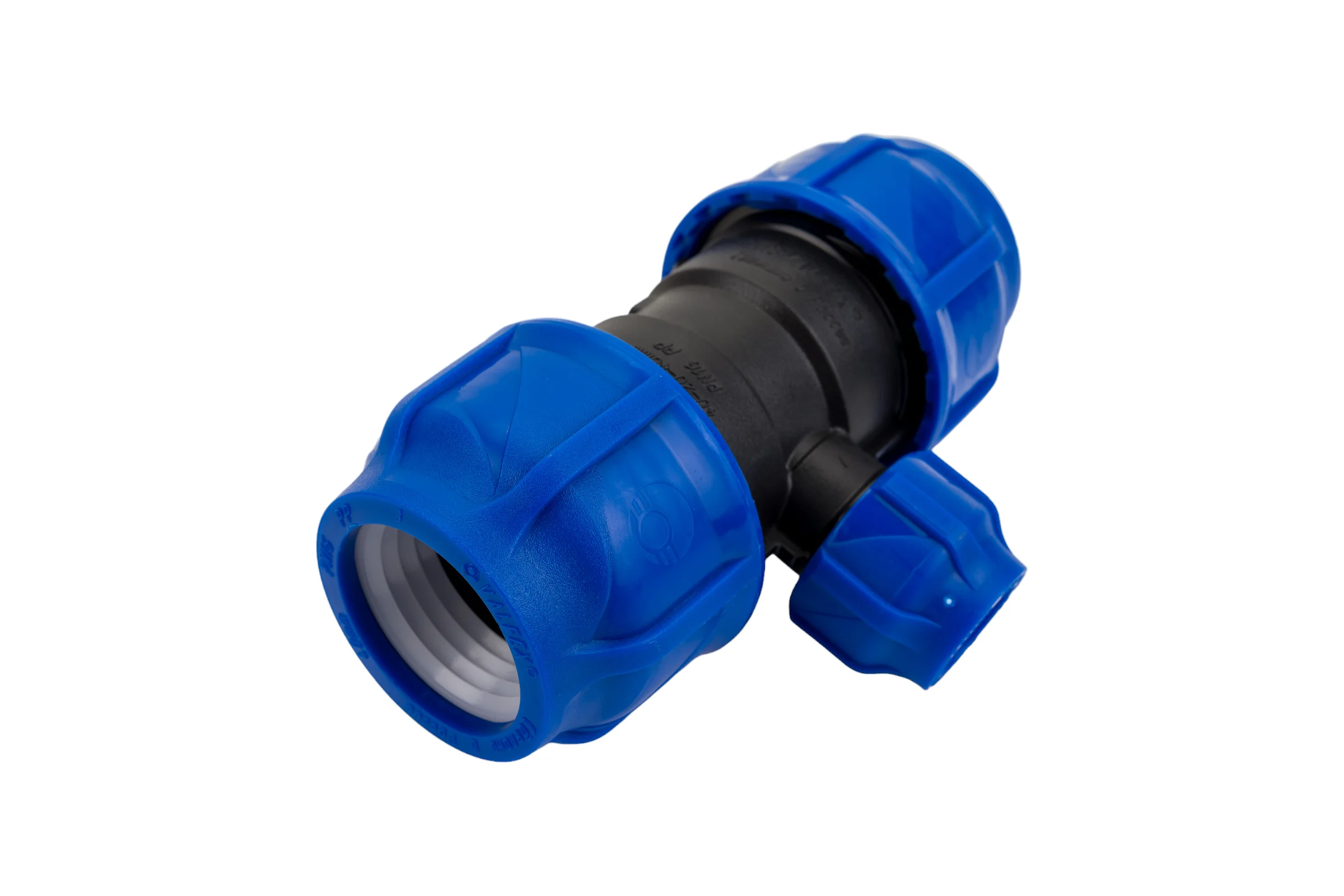 Компрессионный переходной тройник VALFEX ПНД, 40-20-40 1210012402040