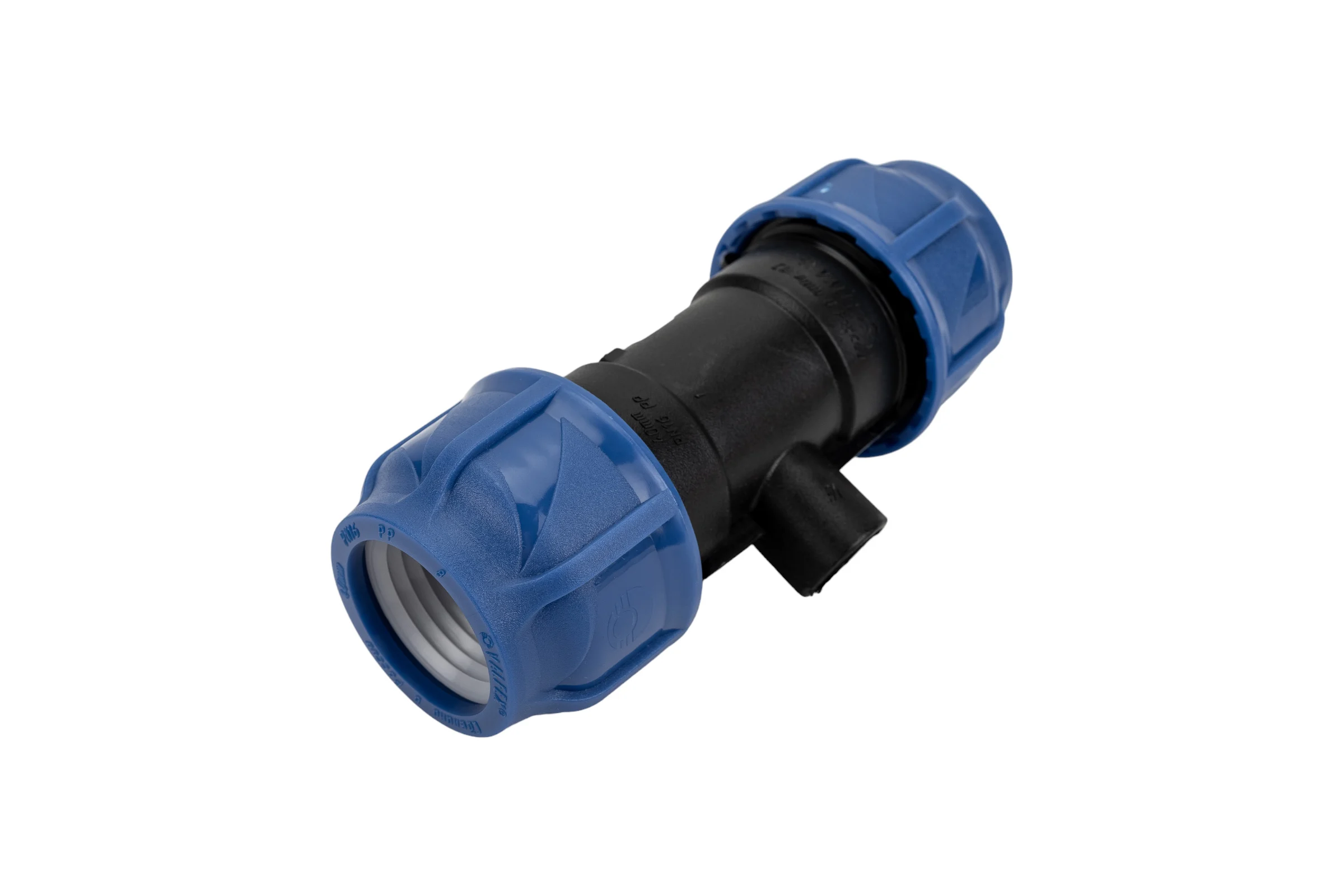 Компрессионный переходной тройник VALFEX ПНД, с внутренней резьбой, 40-1/2"-40 1210014001240