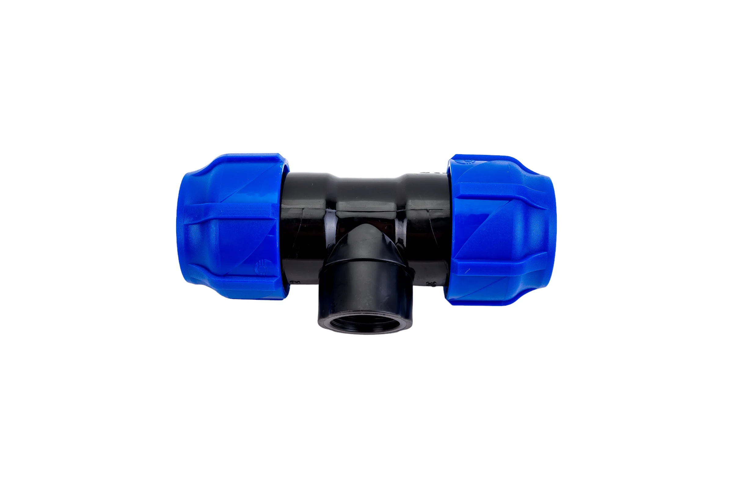 Компрессионный переходной тройник VALFEX ПНД, с внутренней резьбой, 32-3/4"-32 1210013203432
