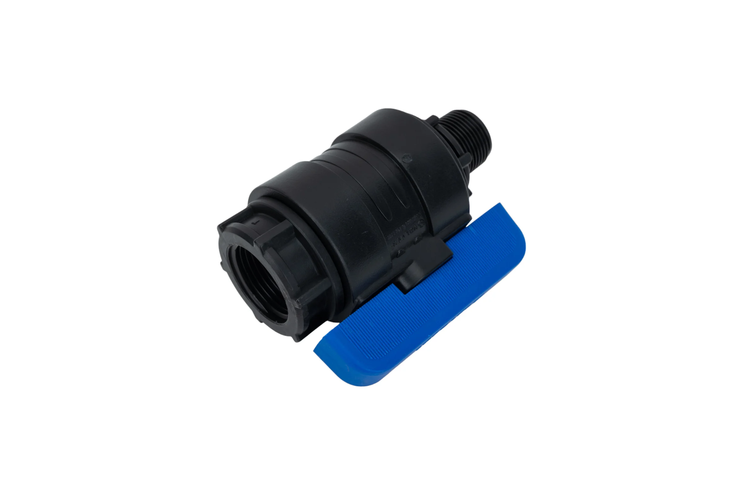 Компрессионный шаровой кран VALFEX ПНД НР/ВН резьба разборный 3/4"- 1"Ду20 1210020034100