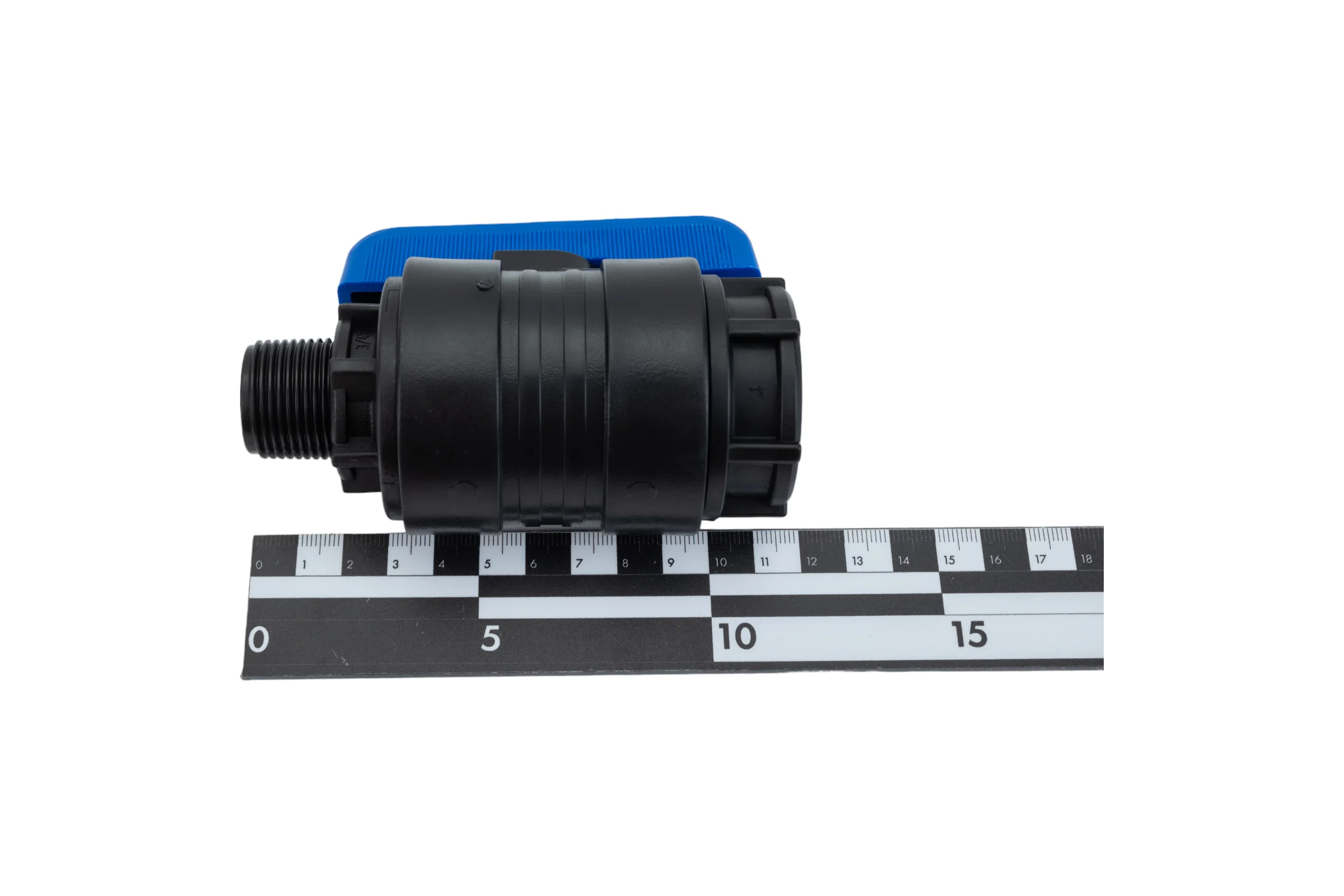 Компрессионный шаровой кран VALFEX ПНД НР/ВН резьба разборный 3/4"- 1"Ду20 1210020034100