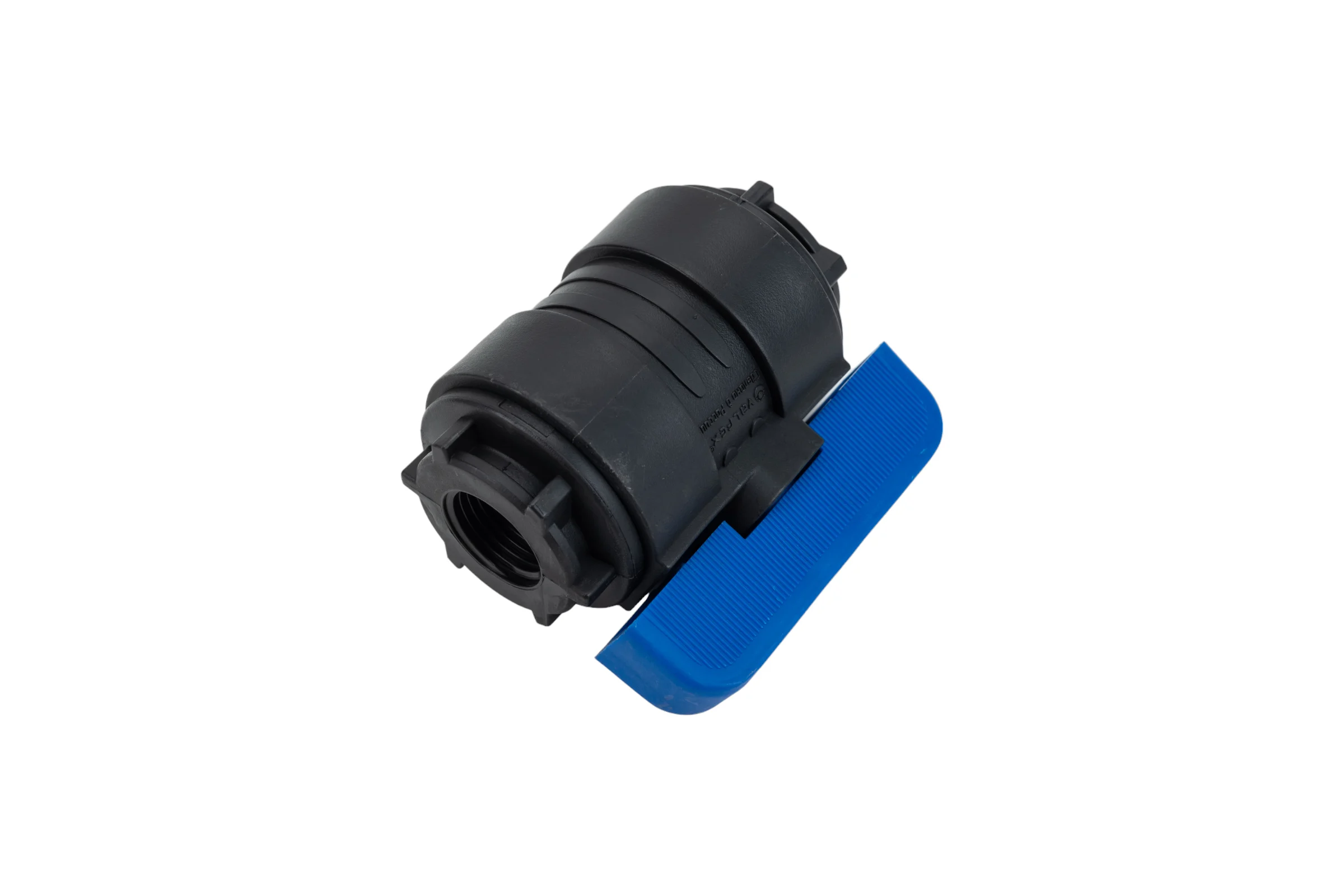 Компрессионный шаровой кран VALFEX ПНД ВН/ВН резьба разборный 1/2"-1/2"Ду16 1210011012012