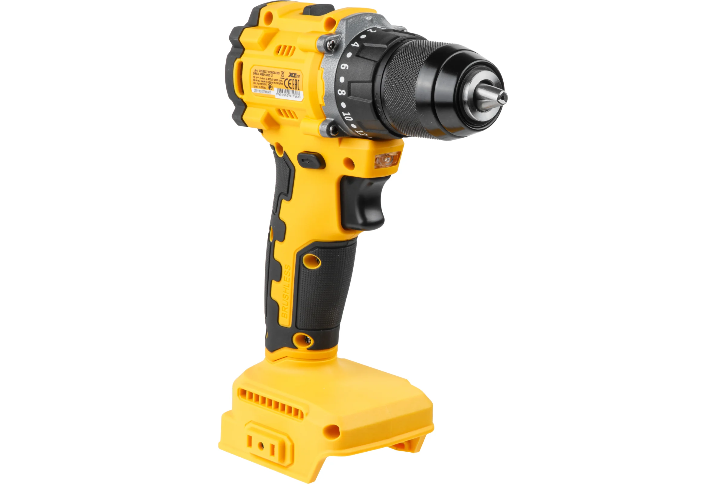 Дрель-шуруповерт MOLOT аккумуляторная MBD 1825 Li XLT Lite SOLO ЦИ-1633257060