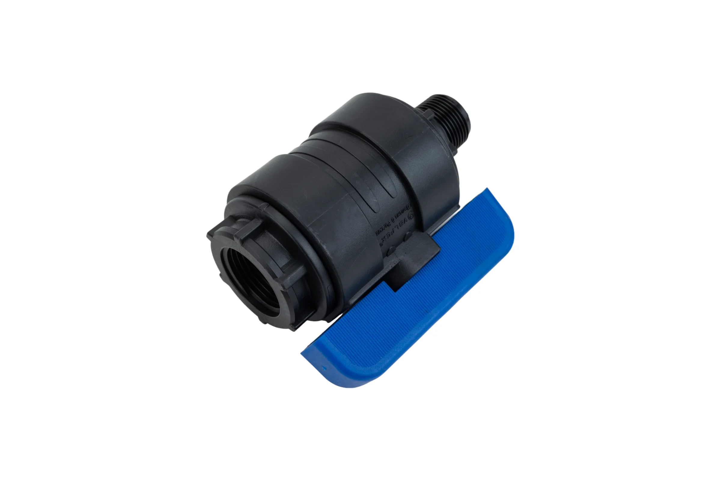 Компрессионный шаровой кран VALFEX ПНД НР/ВН резьба разборный 3/4"- 1"Ду26 1210026034100