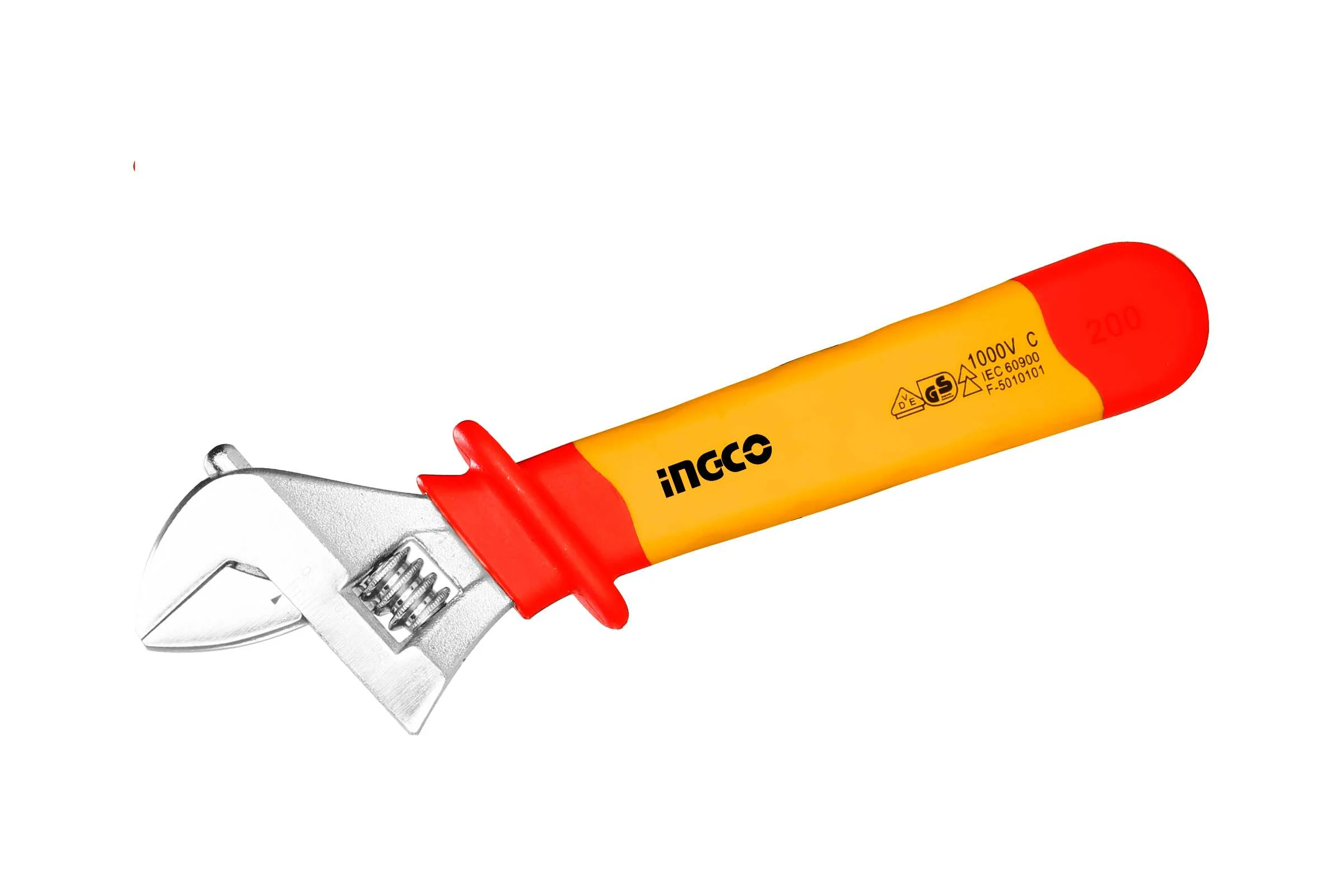 Диэлектрический разводной ключ INGCO 200 мм INDUSTRIAL HIADW081