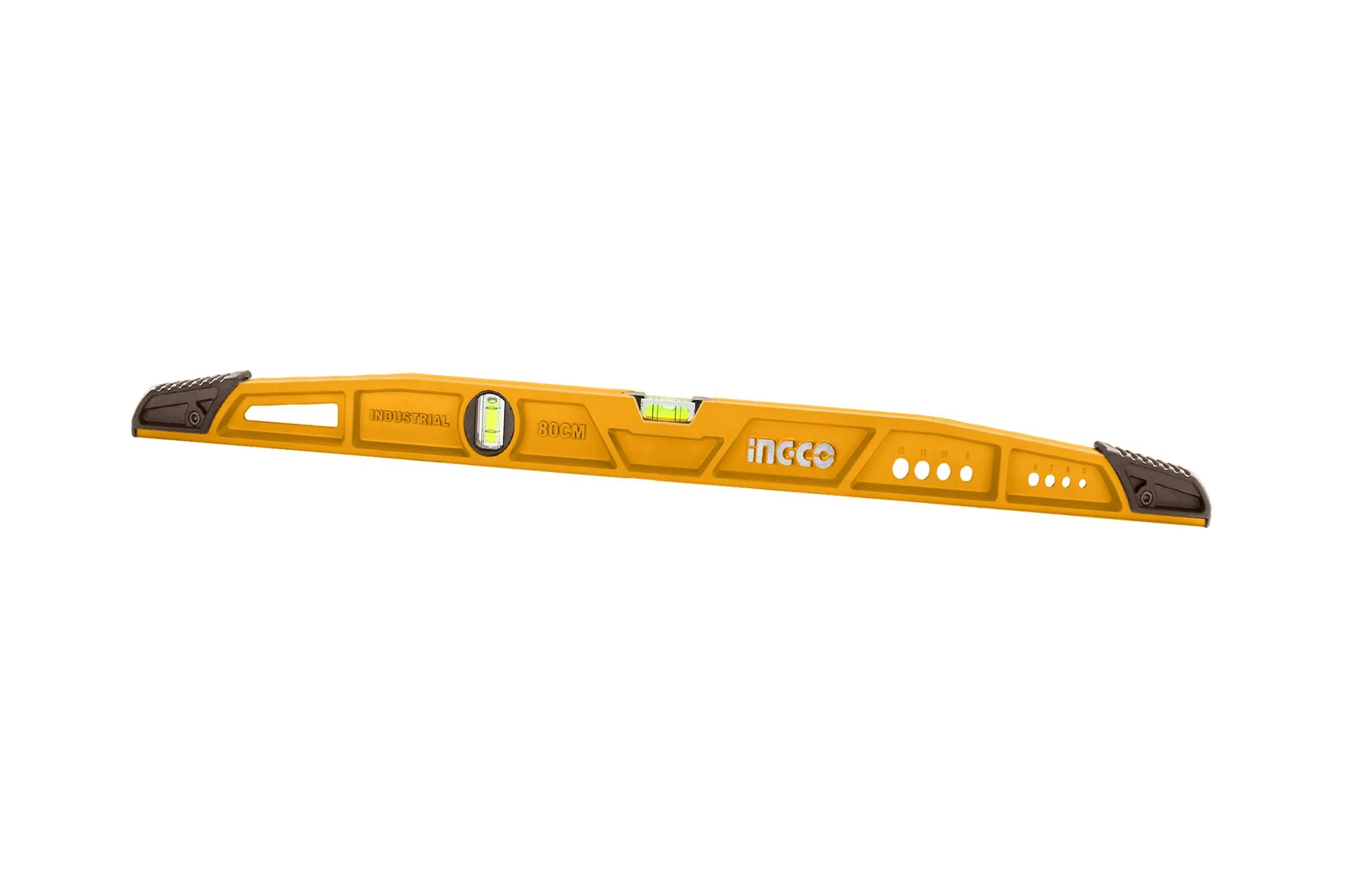 Уровень пузырьковый усиленный INGCO 80 см (10) INDUSTRIAL HBSL08080