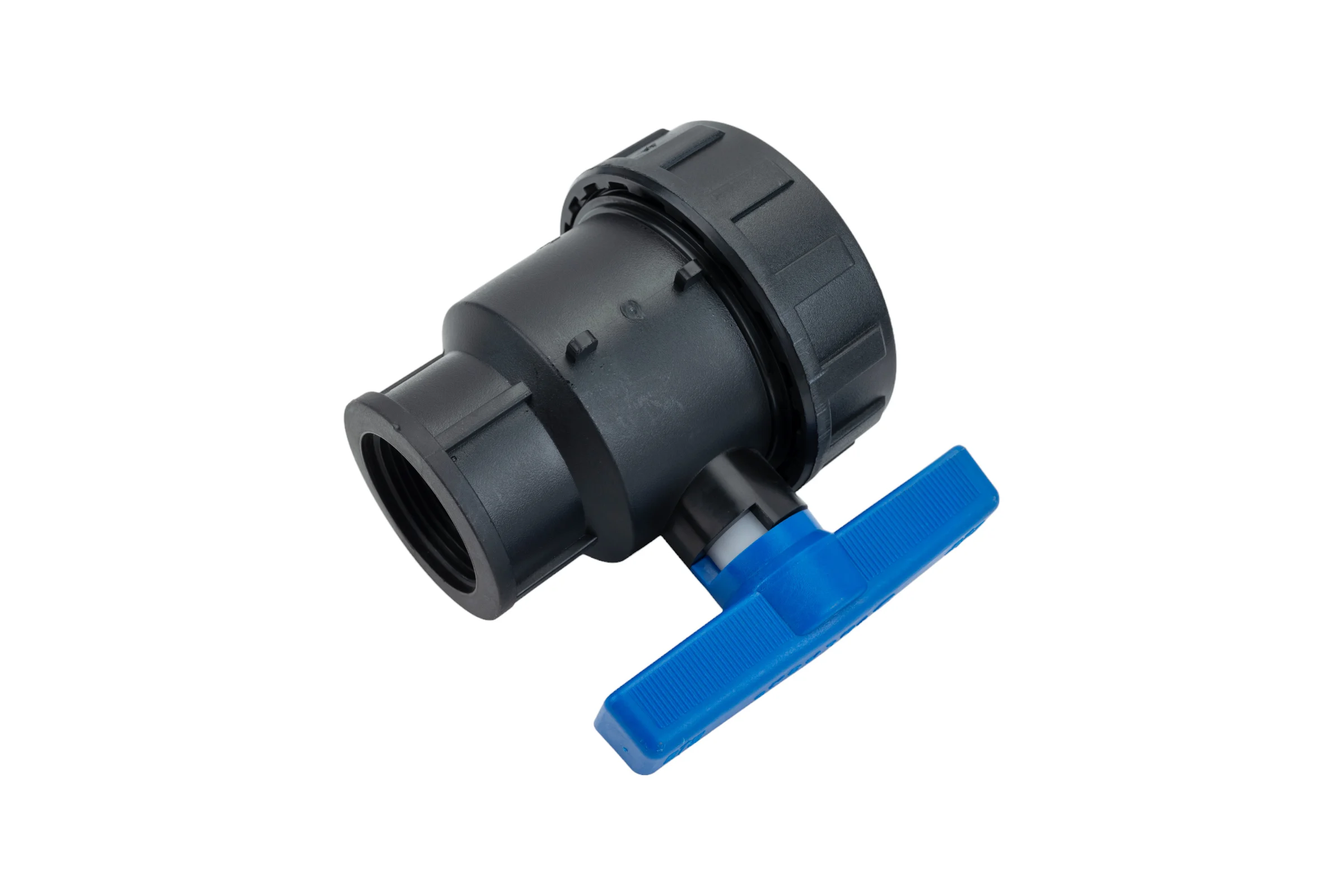 Компрессионный шаровой кран VALFEX ПНД  ВН/ВН резьба разборный 1 1/4"- 1" Ду33 1210011114100