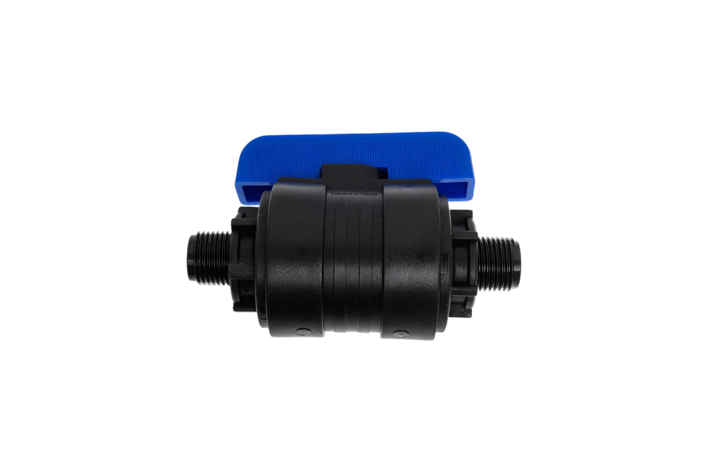 Компрессионный шаровой кран VALFEX ПНД НР/НР резьба разборный 1/2"-1/2" Ду20 1210220012012