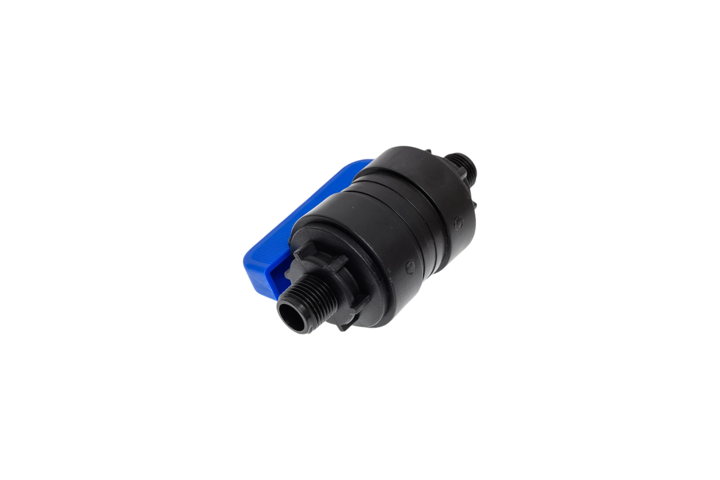 Компрессионный шаровой кран VALFEX ПНД НР/НР резьба разборный 1/2"-1/2" Ду20 1210220012012