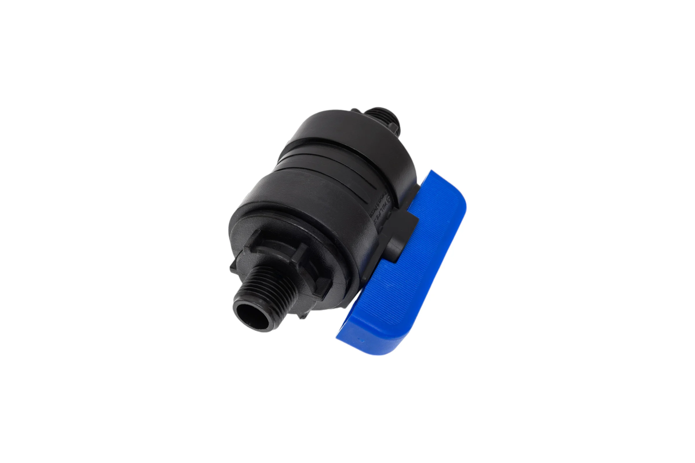Компрессионный шаровой кран VALFEX ПНД НР/НР резьба разборный 1/2"-1/2" Ду20 1210220012012