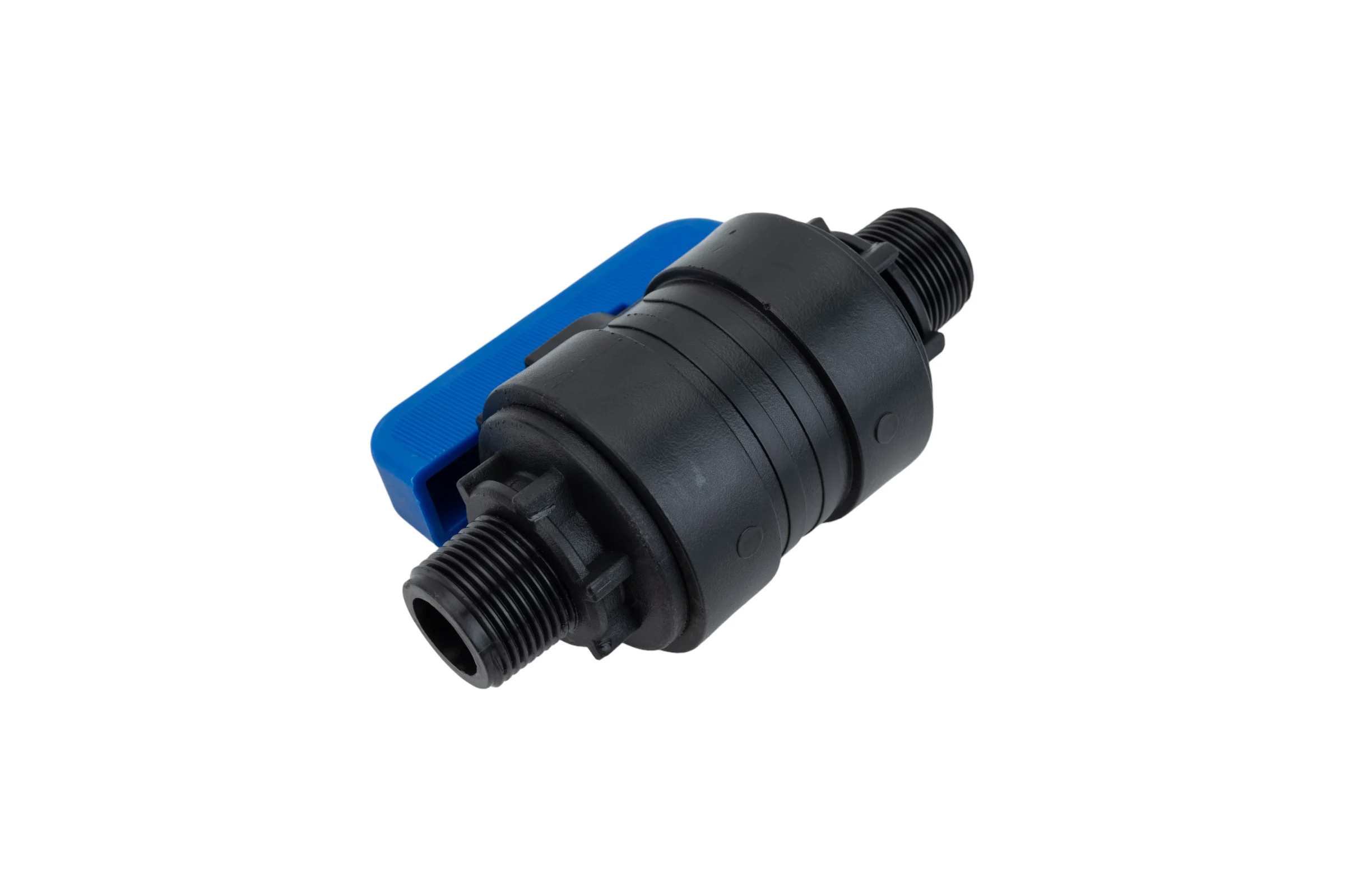 Компрессионный шаровой кран VALFEX ПНД НР/НР резьба разборный 3/4"-3/4"Ду20 1210220034034