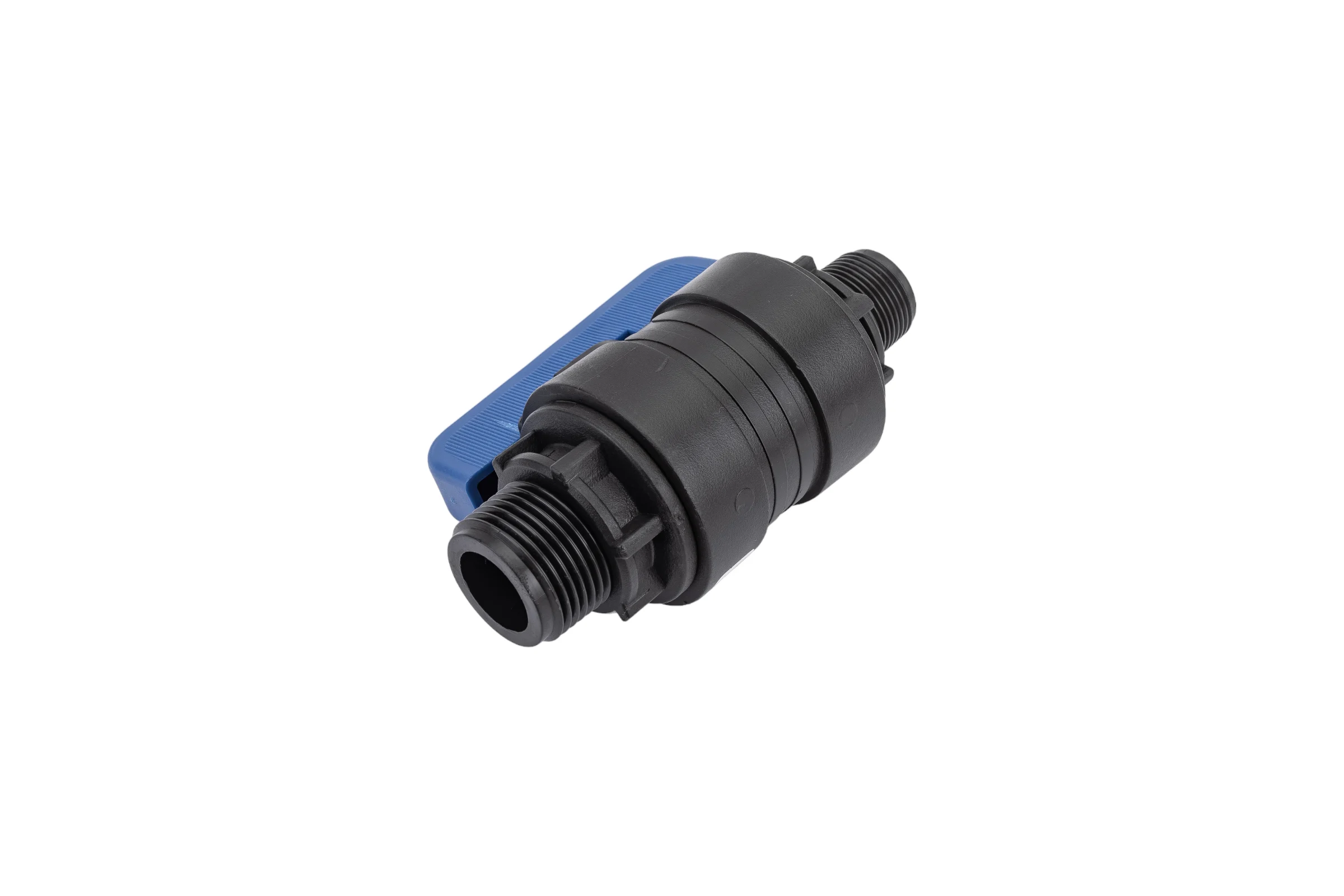 Компрессионный шаровой кран VALFEX ПНД НР/НР резьба разборный 1"-3/4" Ду20 1210220100034