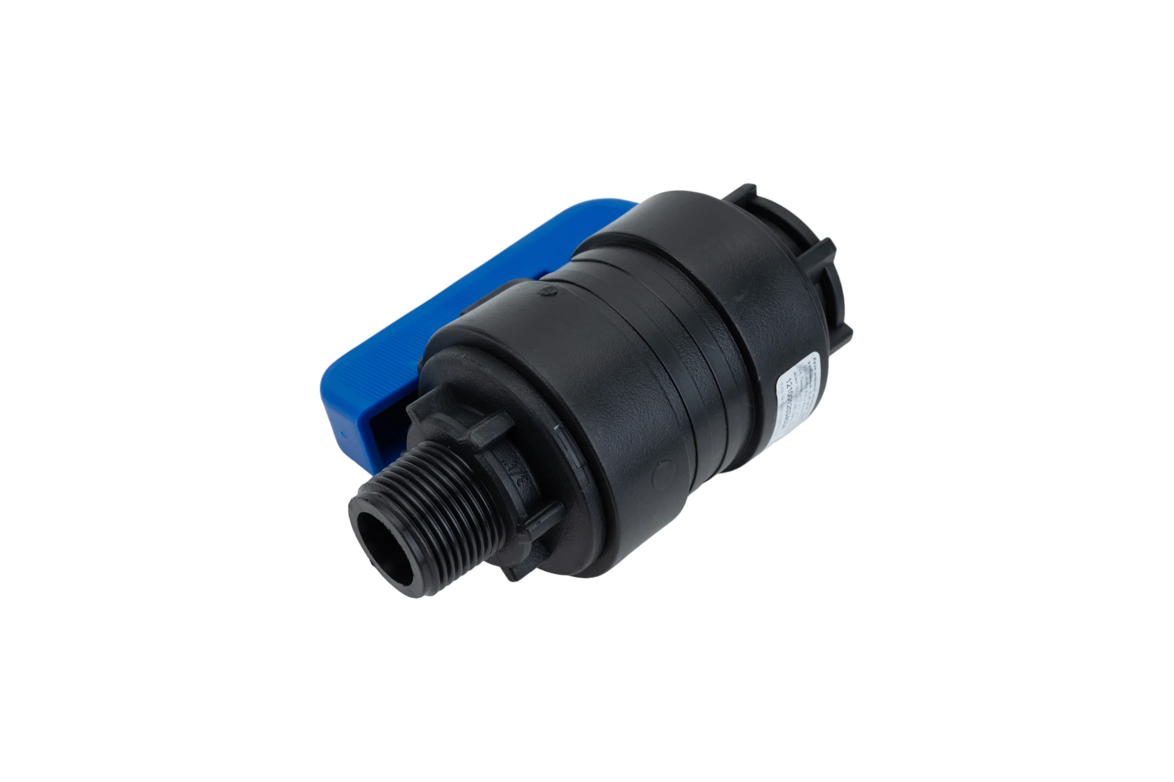 Компрессионный шаровой кран VALFEX ПНД НР/ВН резьба разборный 3/4"- 3/4" Ду20 1210012034034