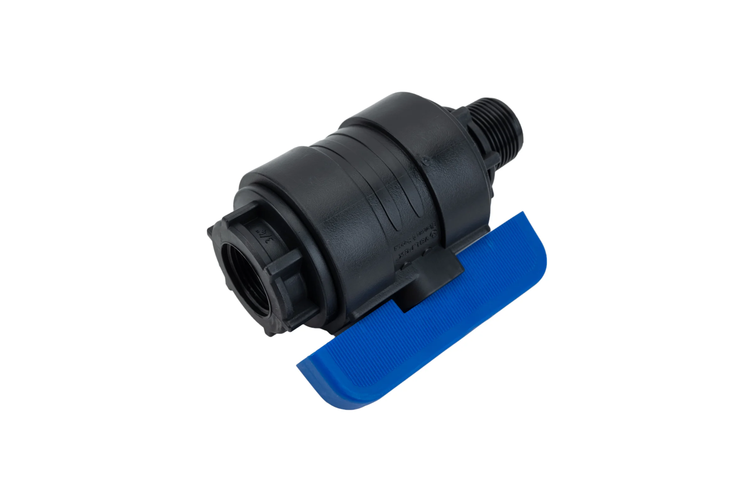 Компрессионный шаровой кран VALFEX ПНД НР/ВН резьба разборный 3/4"- 3/4" Ду20 1210012034034