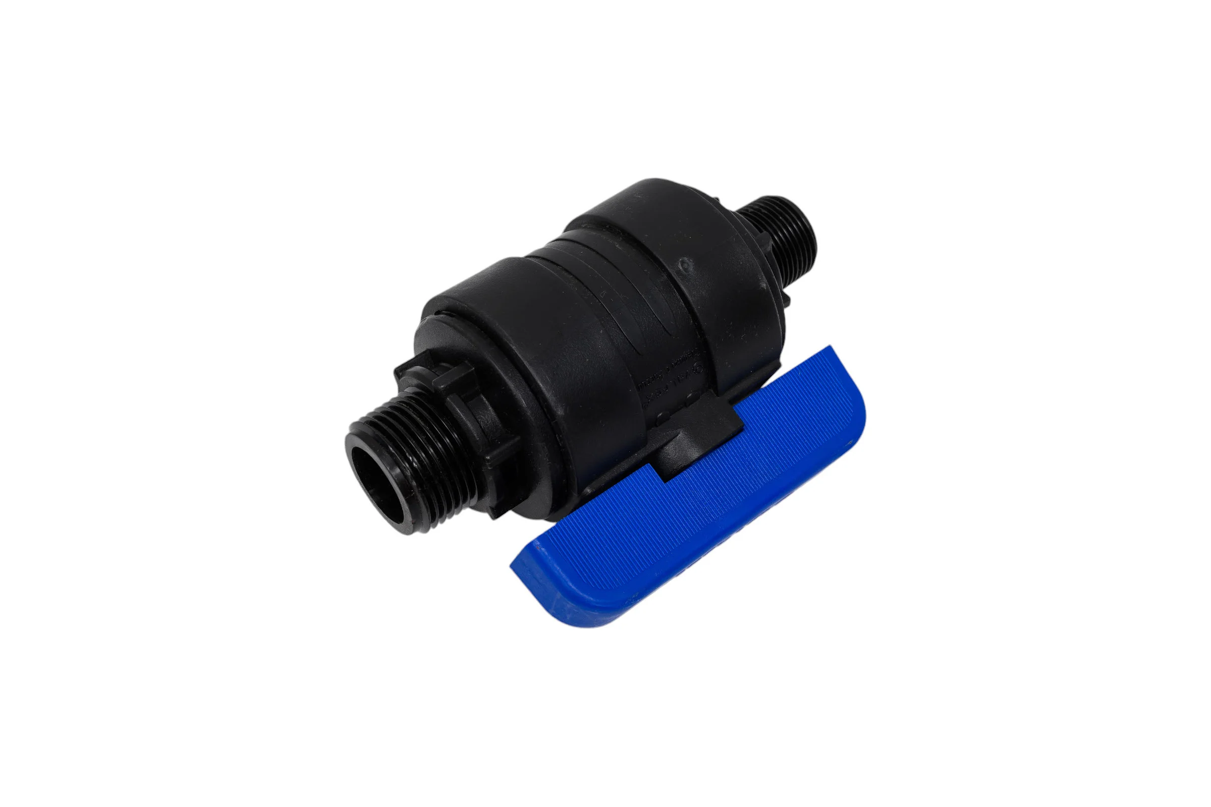 Компрессионный шаровой кран VALFEX ПНД НР/НР резьба разборный 1"-3/4"Ду26 1210226100034