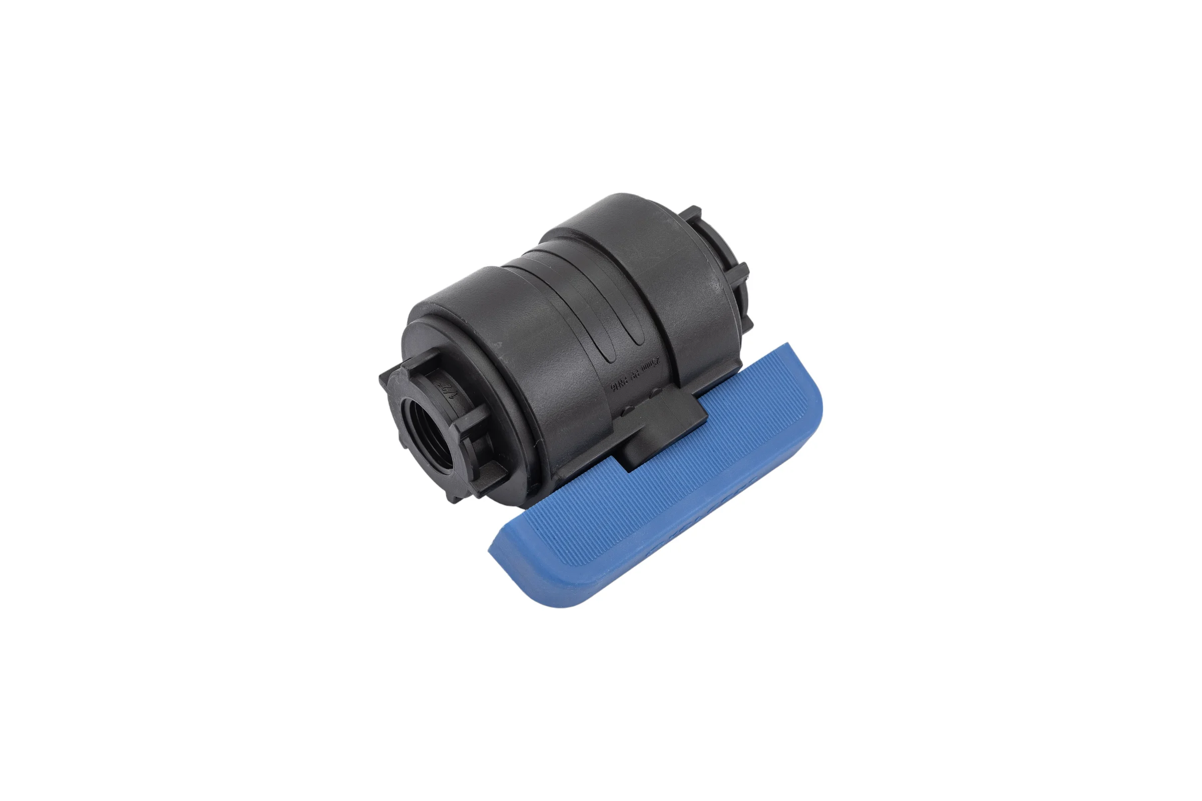 Компрессионный шаровой кран VALFEX ПНД ВН/ВН резьба разборный 1/2"-1/2"Ду20 1210120012012