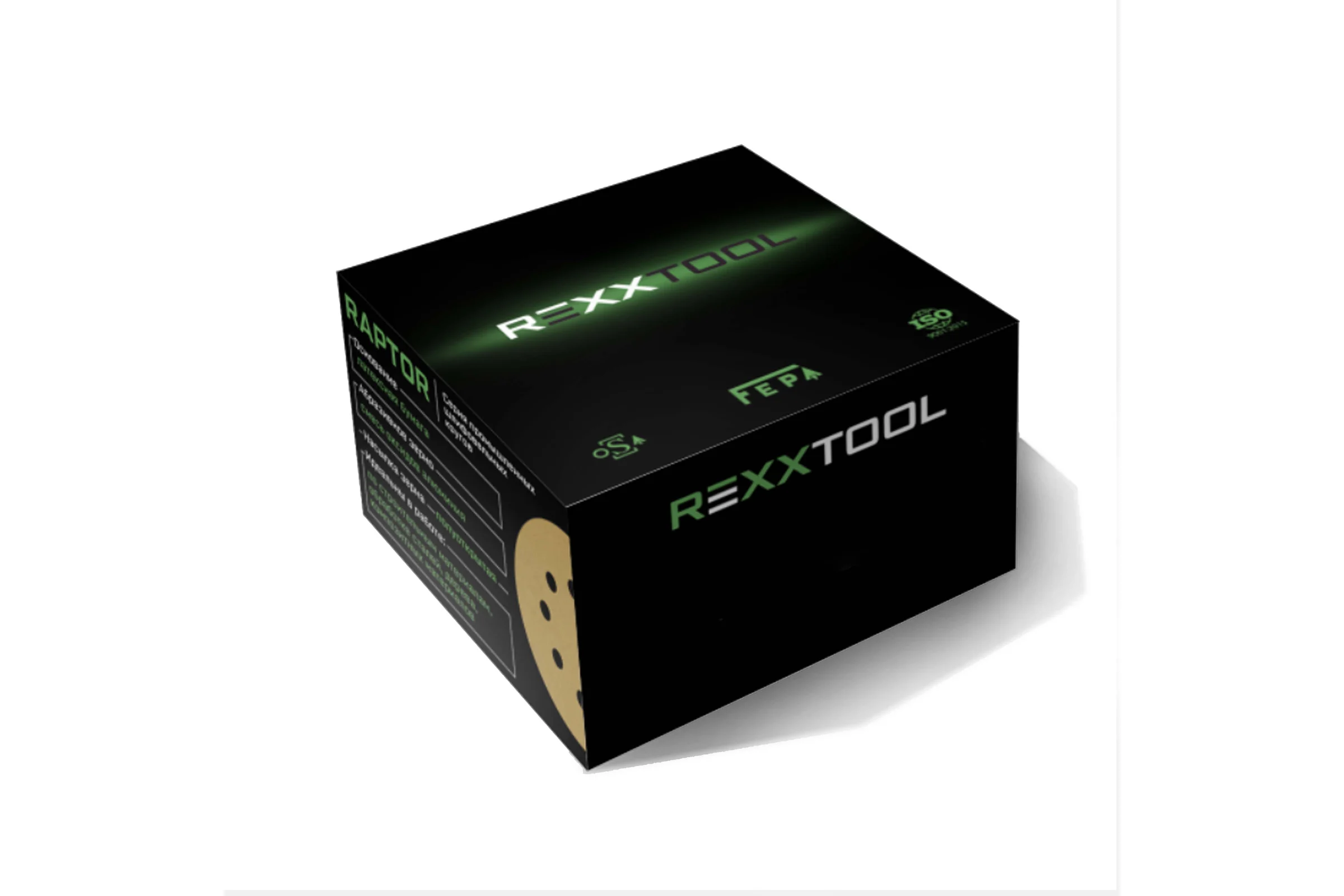 Фибровый круг по нержавеющей стали REXXTOOL ХИЩНИК/PREDATOR 125 мм; 25 шт; P40 RXT25-FBR-INOX-40