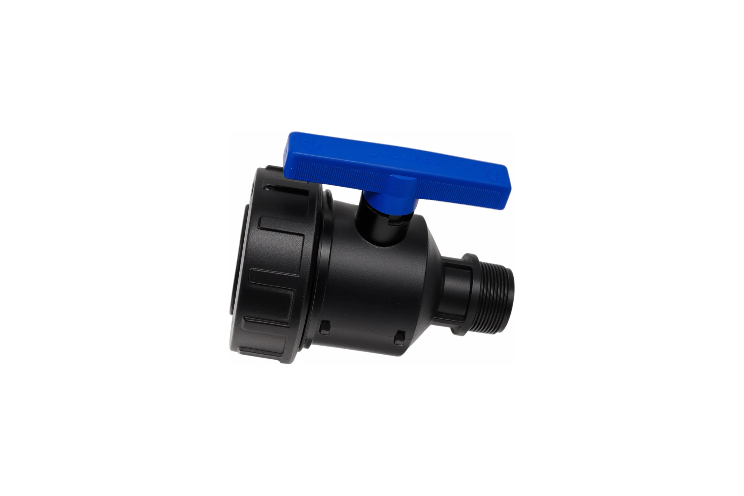Компрессионный шаровой кран VALFEX ПНД НР/ВН резьба разборный 1 1/2"-2"Ду46 1210012112200