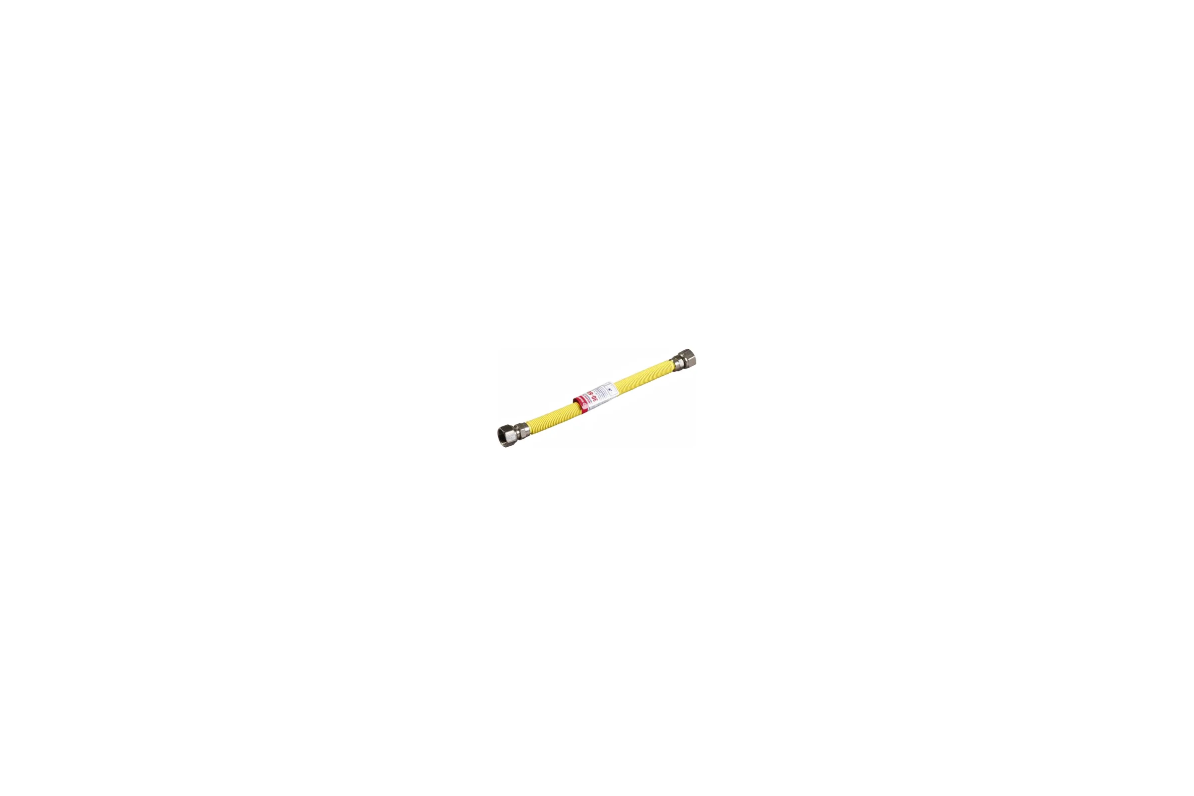 Подводка-сильфон растяжная (1-2 м; 1/2"; гайка-гайка) для газа Зубр 51007-G/G-100-200
