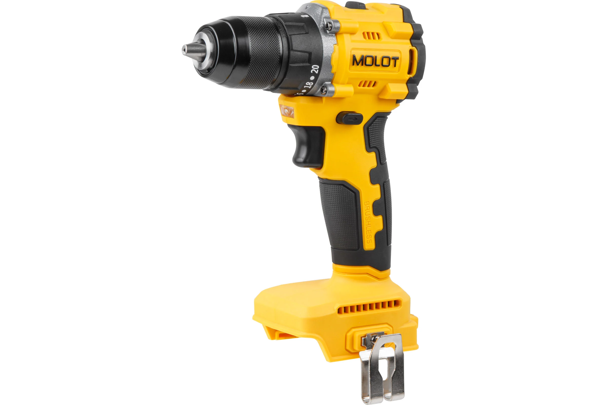 Дрель-шуруповерт аккумуляторная MOLOT MBD 1825 Li XLT Lite SET (2318138) ЦИ-4336049394