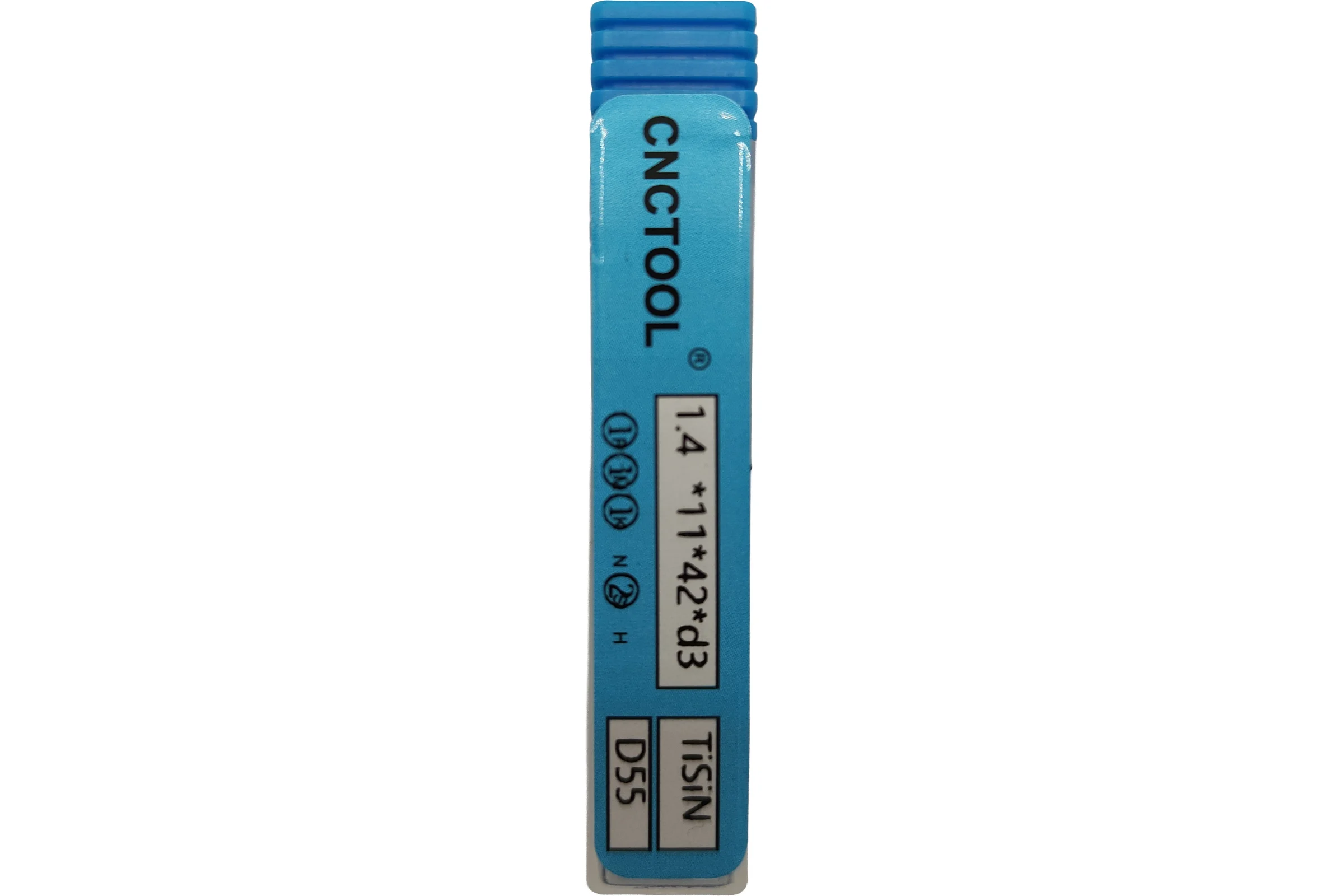 Сверло по металлу твердосплавное CNCTOOL VHM 1.4х11х42, хв.3  D55-TiSiN 181639