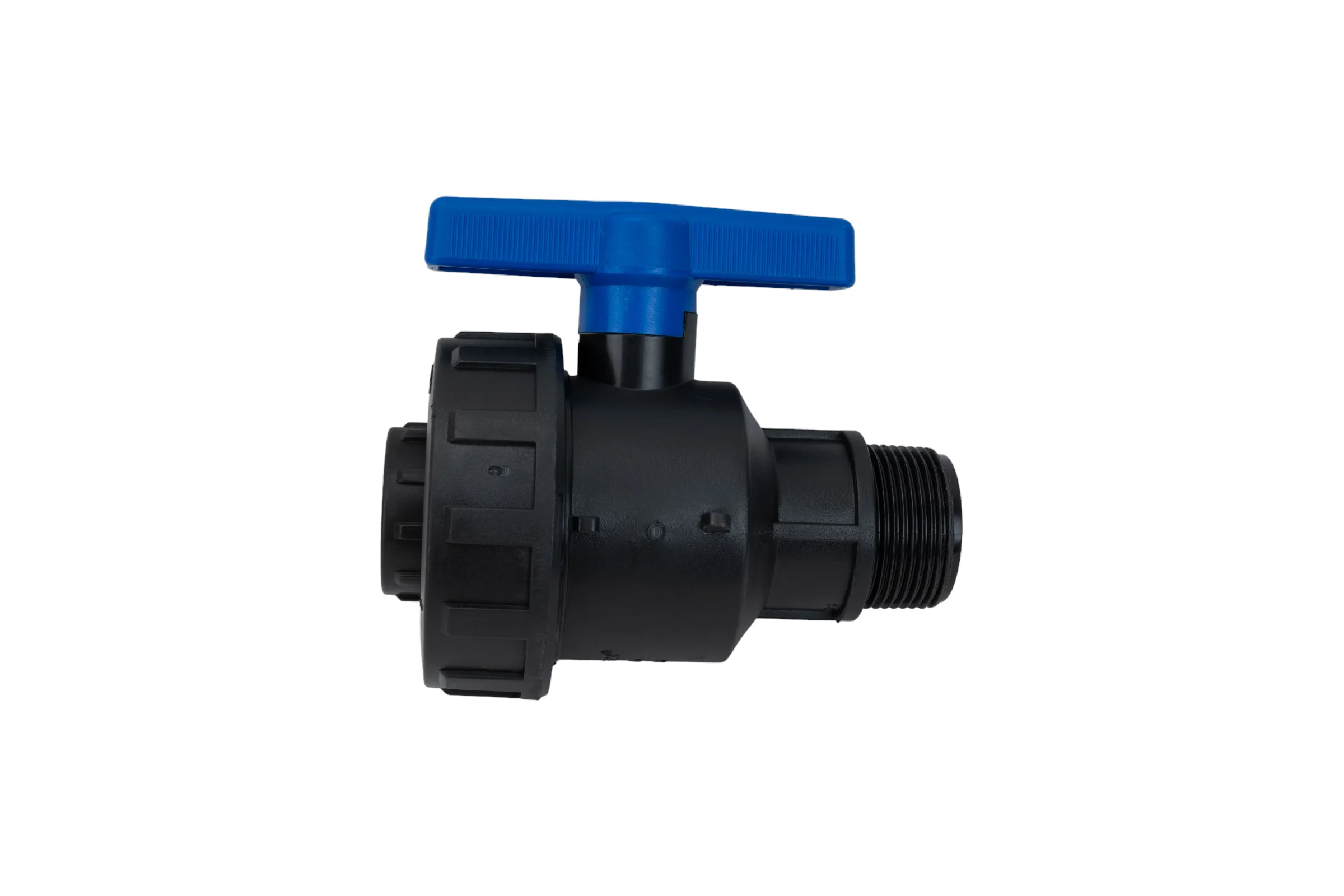 Компрессионный шаровой кран VALFEX ПНД НР/ВН резьба разборный 1 1/4"-1"Ду33 1210012114100