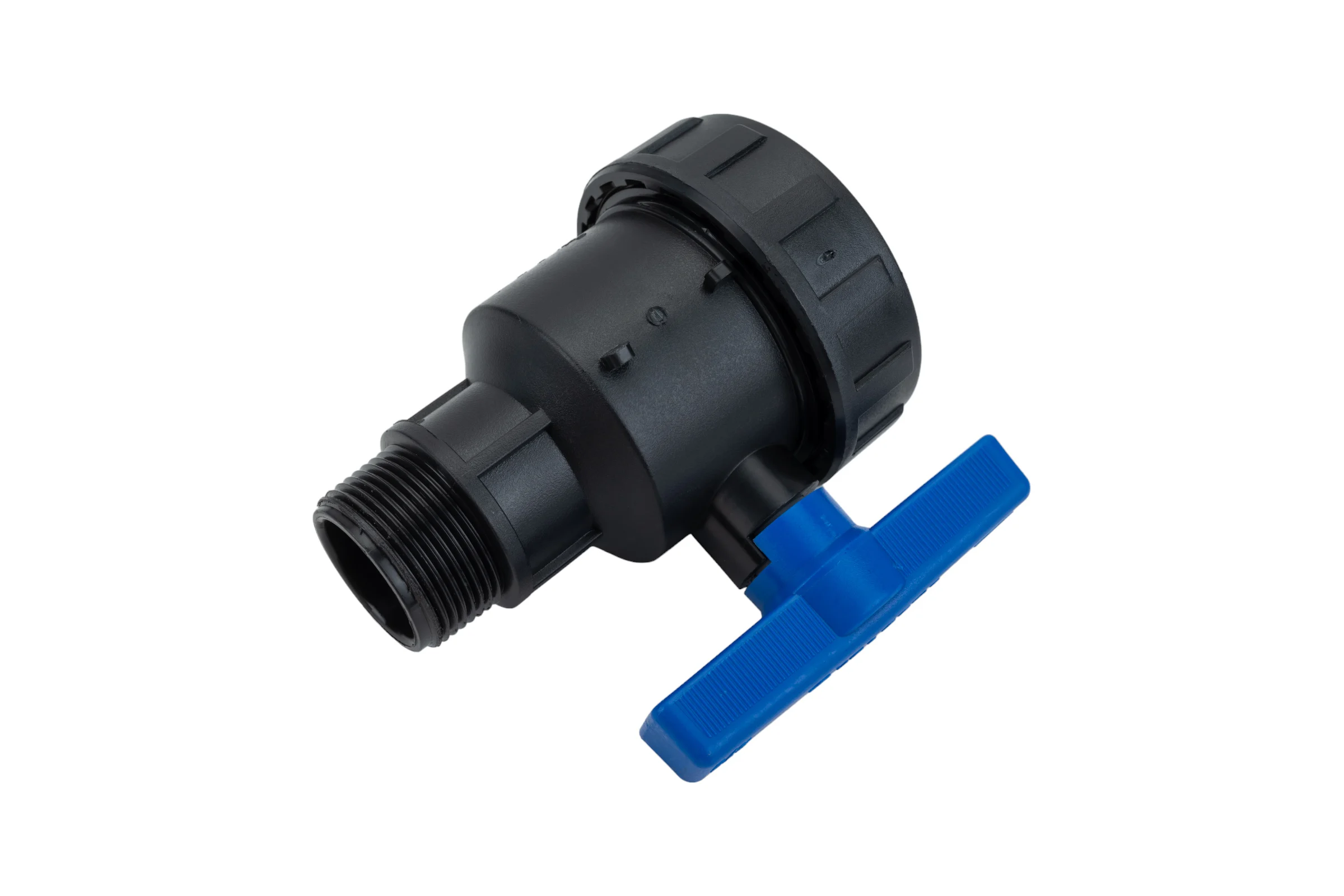 Компрессионный шаровой кран VALFEX ПНД НР/ВН резьба разборный 1 1/4"-1"Ду33 1210012114100